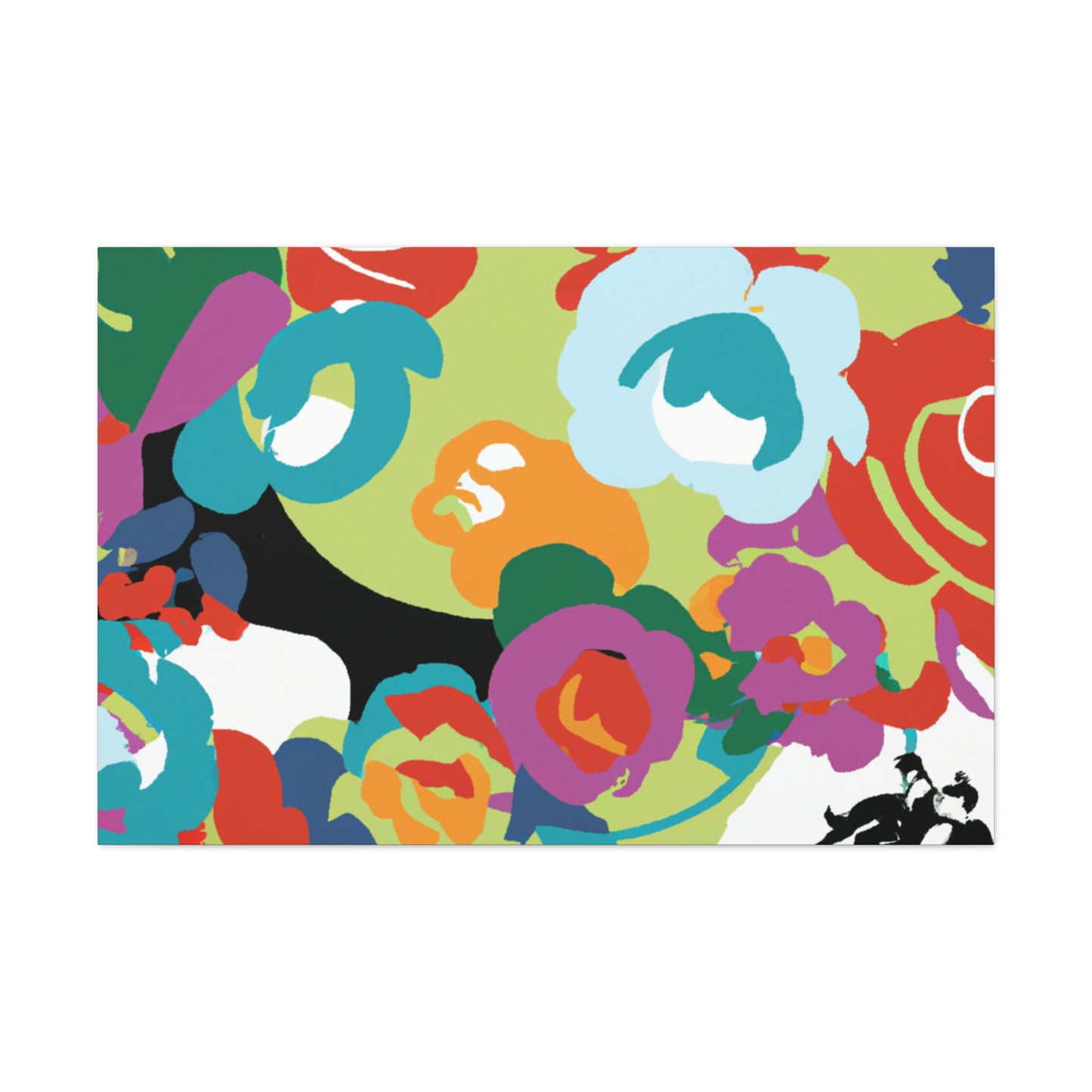 Splendidly Joyous - Floral - Canvas