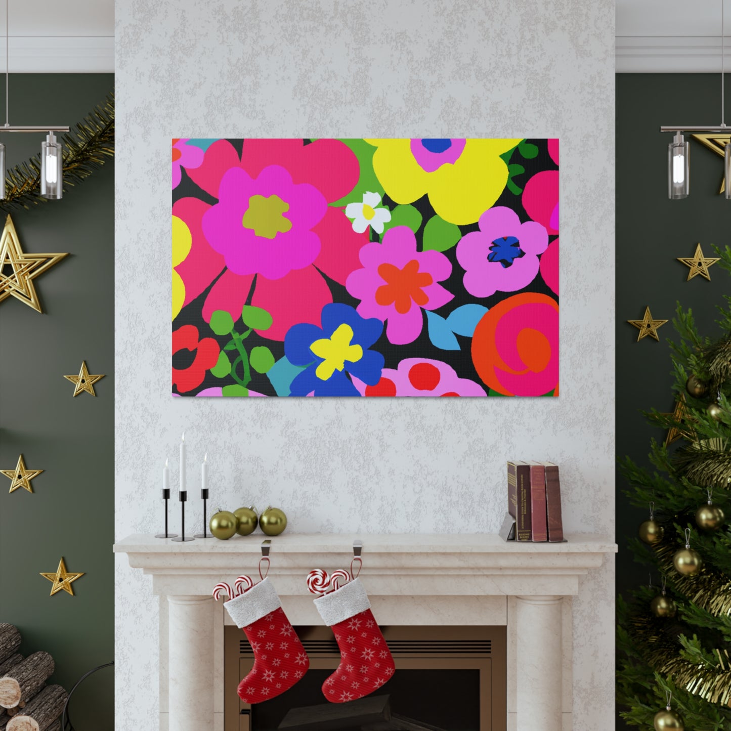 Floral Fusion: Floral Canvas