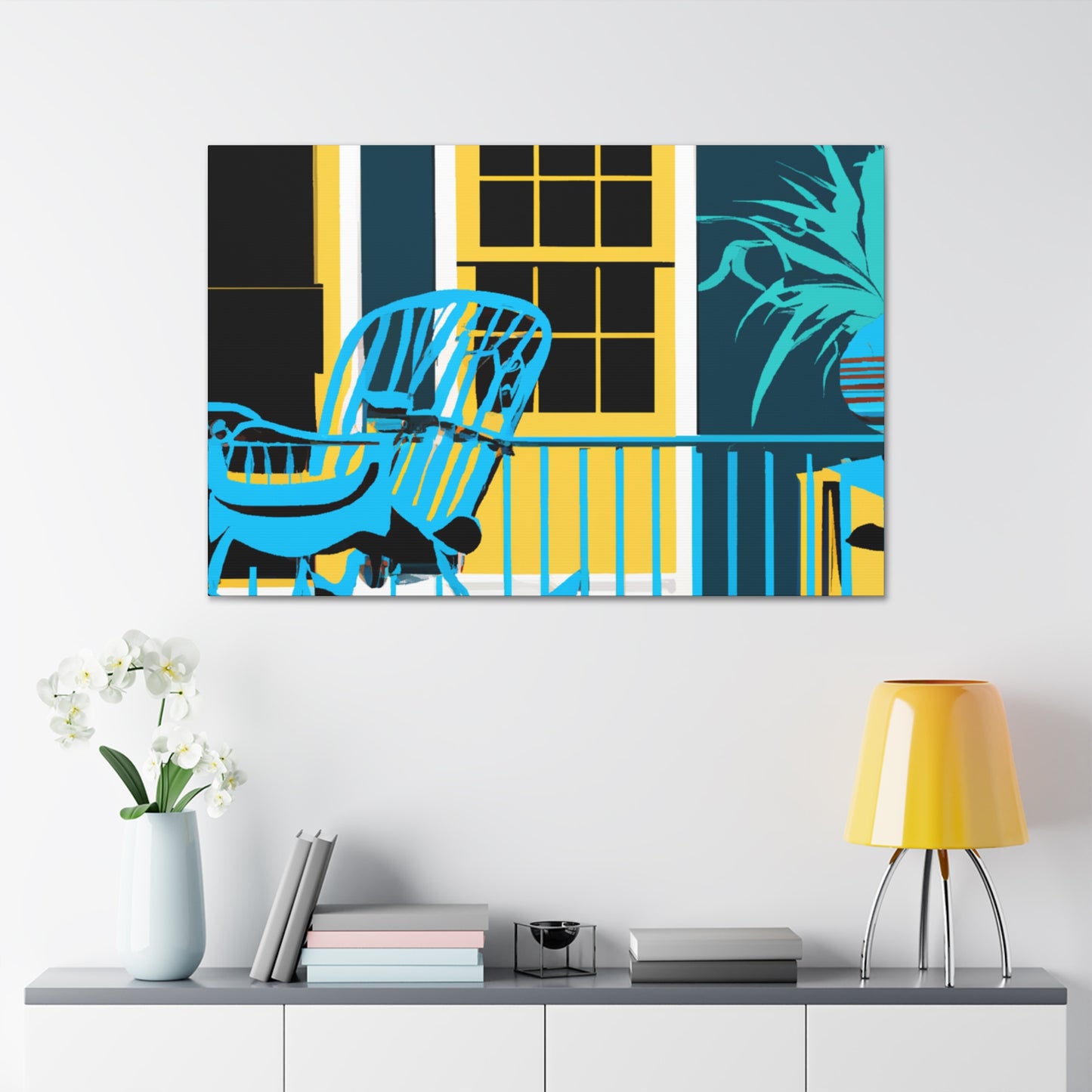 "Cozy Calmness- Midcentury" - Canvas
