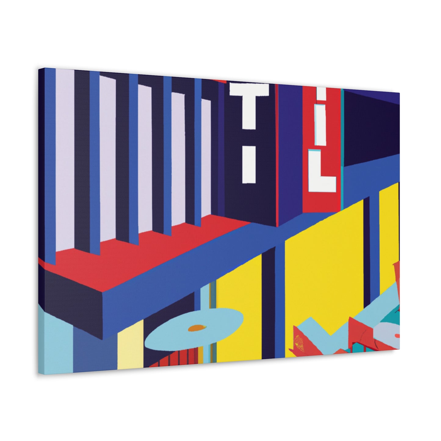 "Aviated Elegance - Midcentury" - Canvas