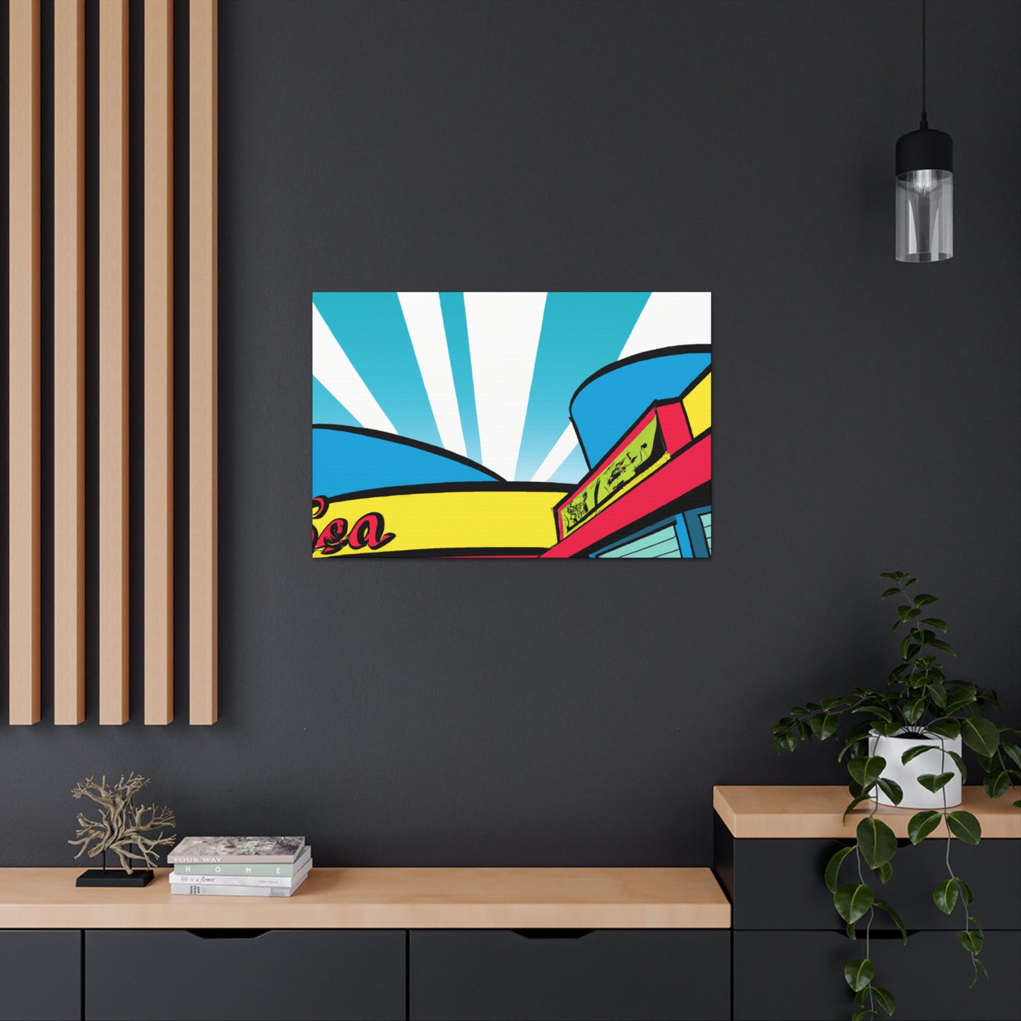 The Bop-A-Rama. - Canvas - Pop Art