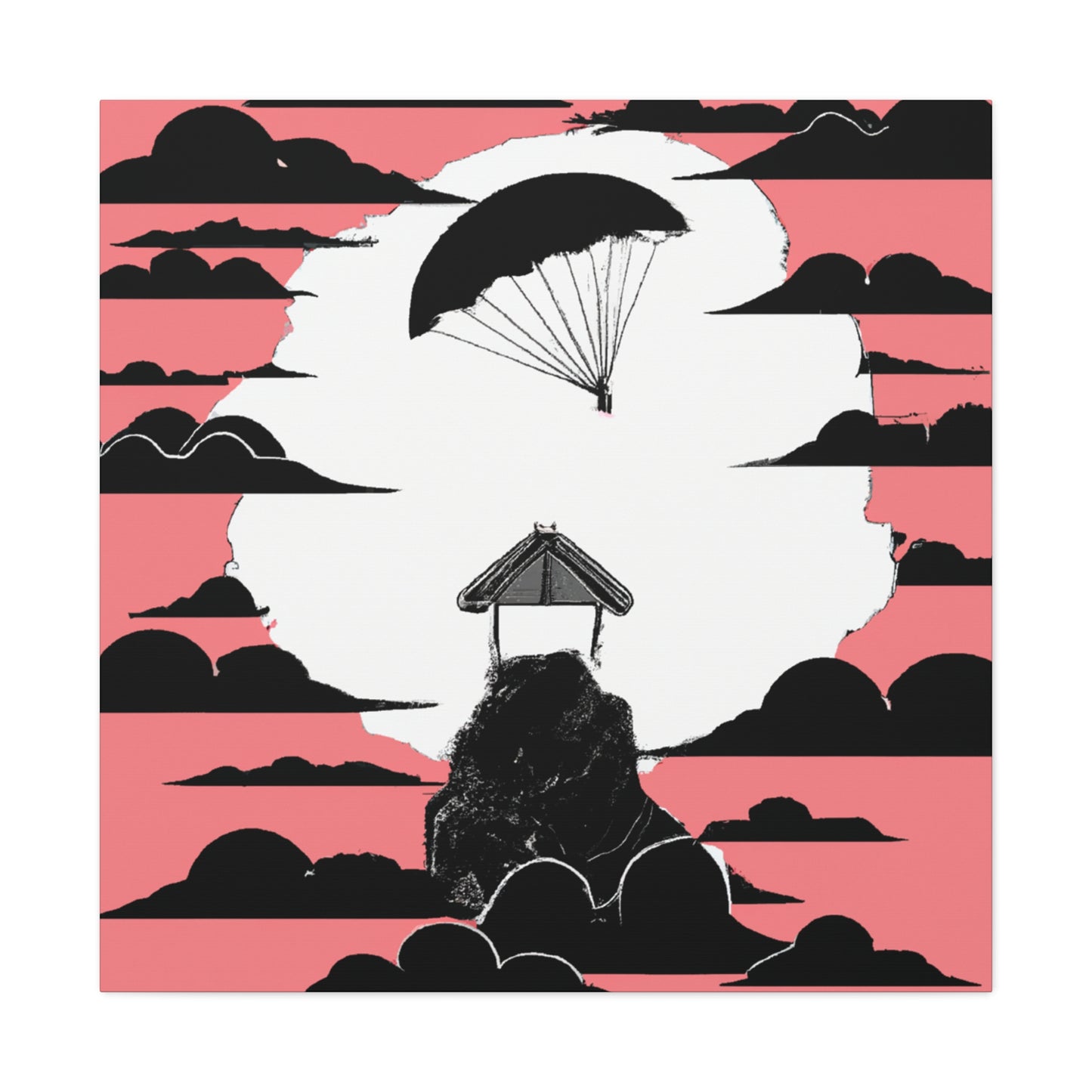 Echoing Silhouette - Minimalism - Canvas