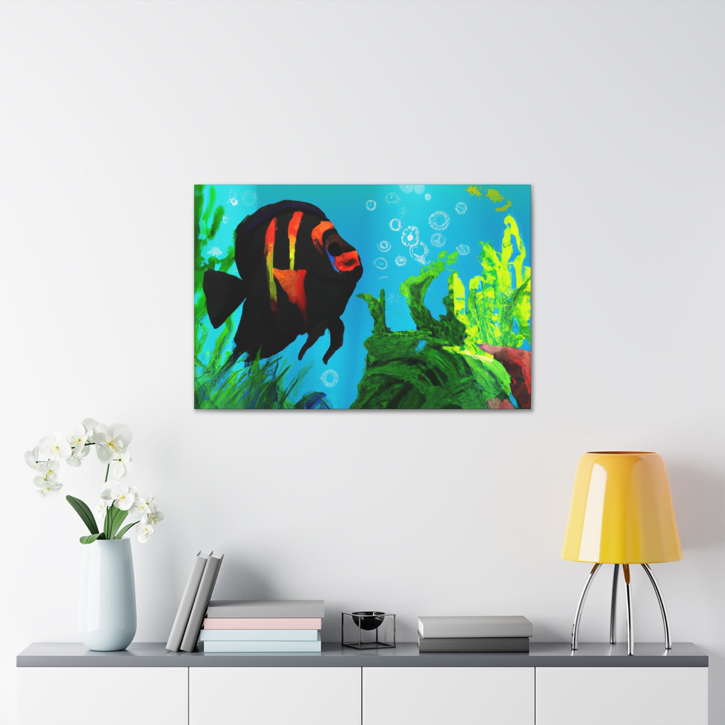 "Crest of the Deep Blue" - Underwater Canvas