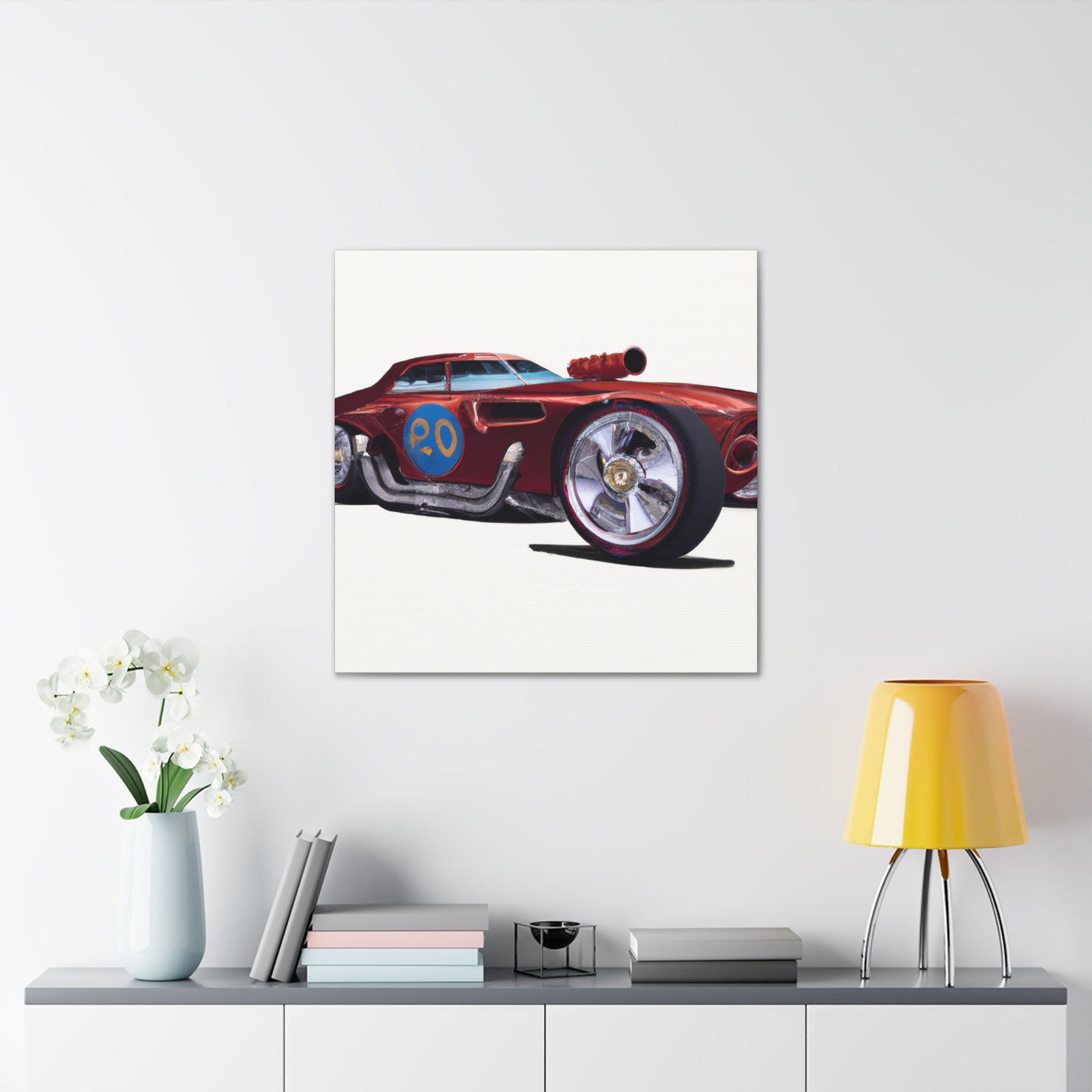 Hot Rod Scorcher - Automobile - Canvas