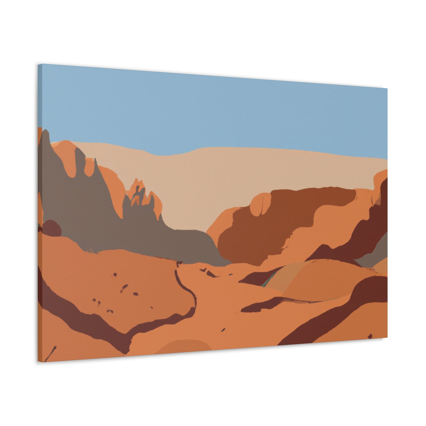Dusty Paradise - Landscape - Canvas