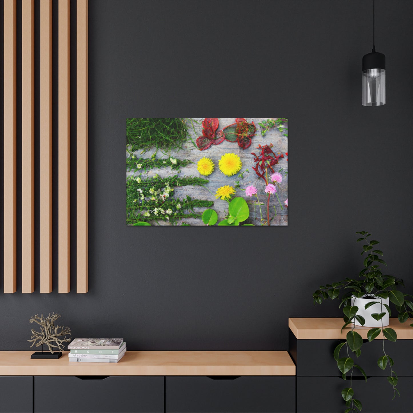 "Garden Glimmer" - Canvas - Floral