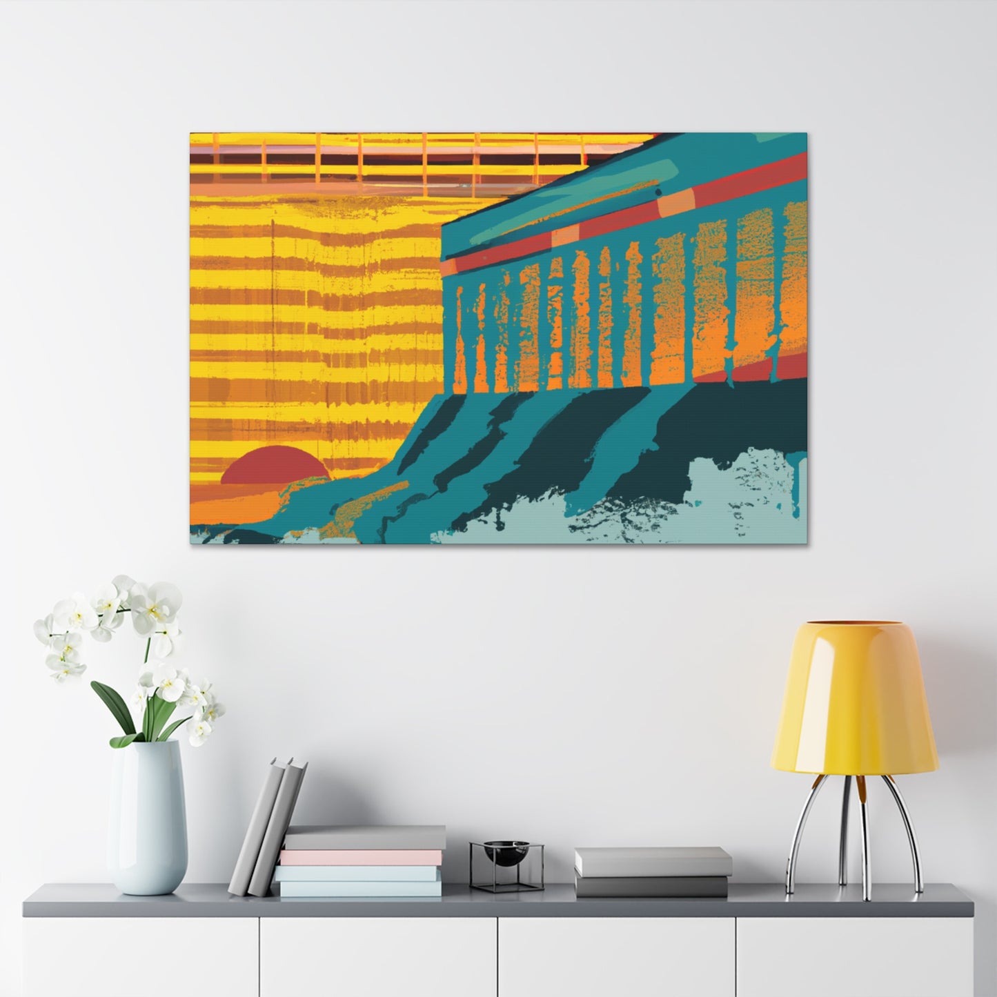 Furfin Flying Fox - Midcentury Canvas