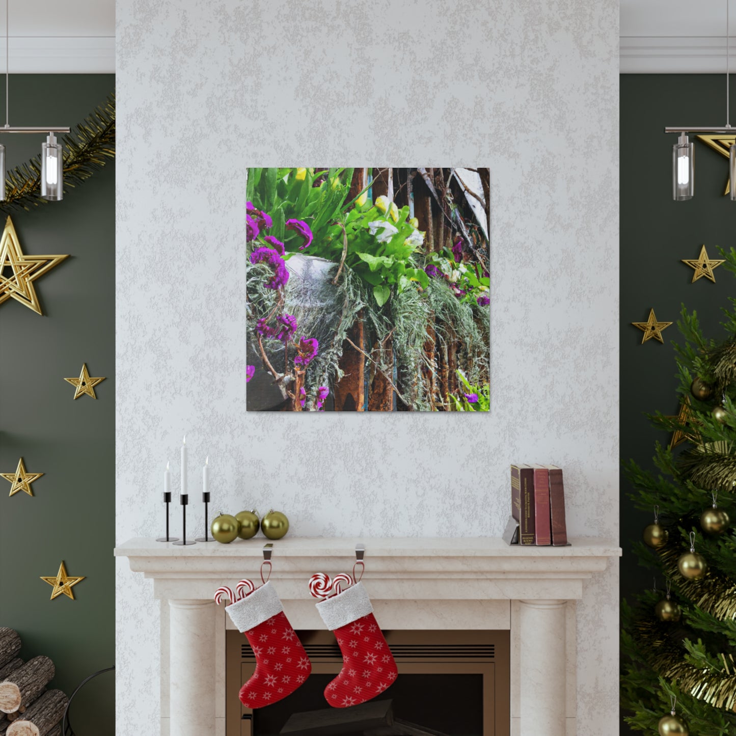 "Garden of Abundance" - Floral Canvas