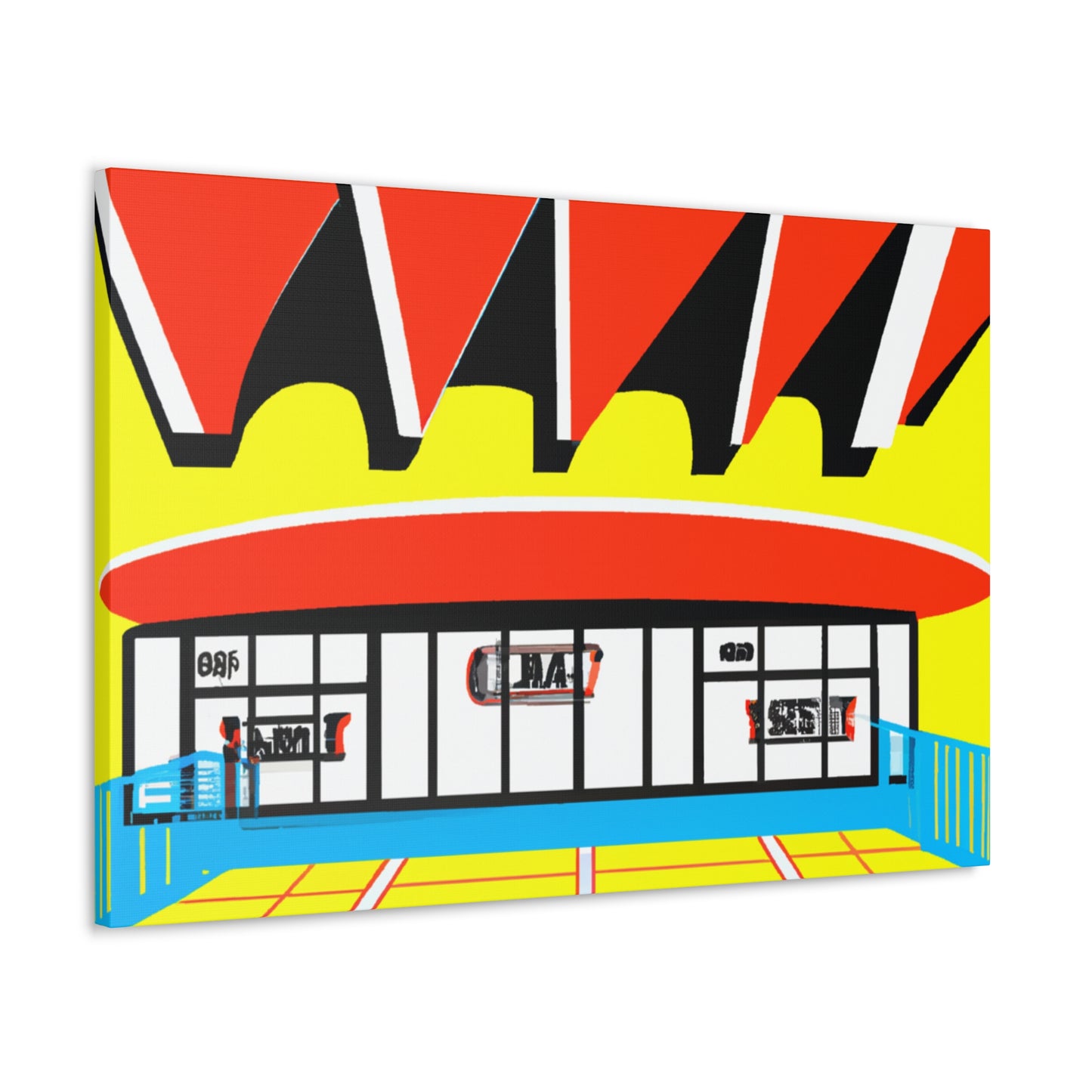 'The Wacky Wagon' - Canvas - Pop Art