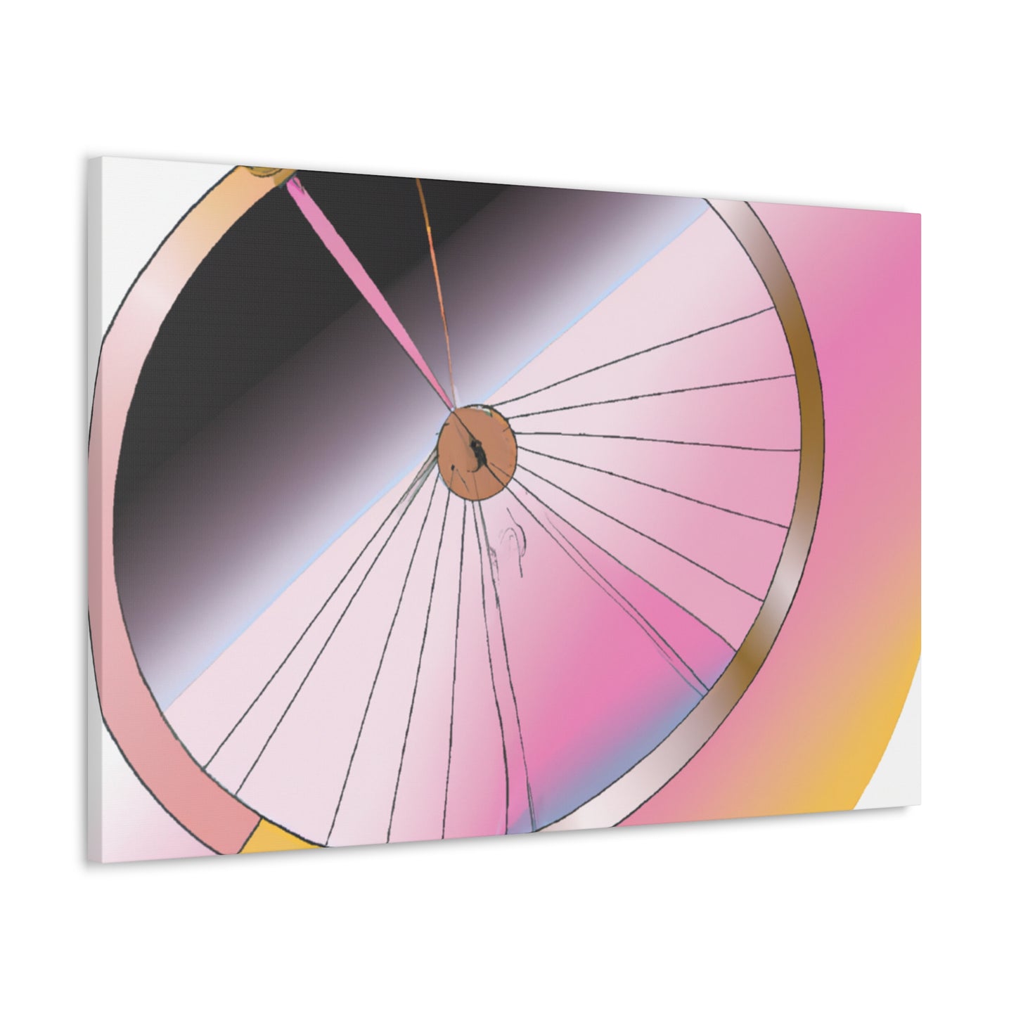 "Wheel Moderne" - Art Deco Canvas