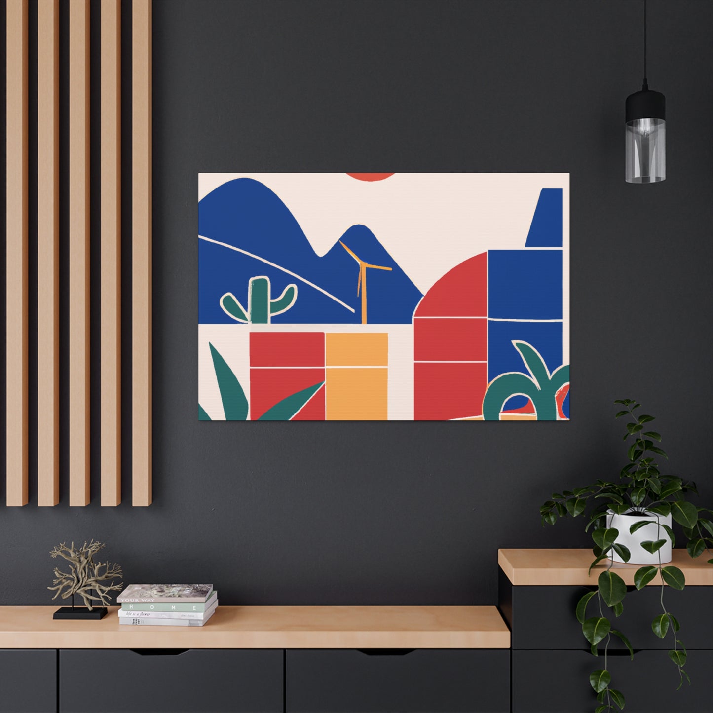 Lovely Spot - Midcentury Canvas