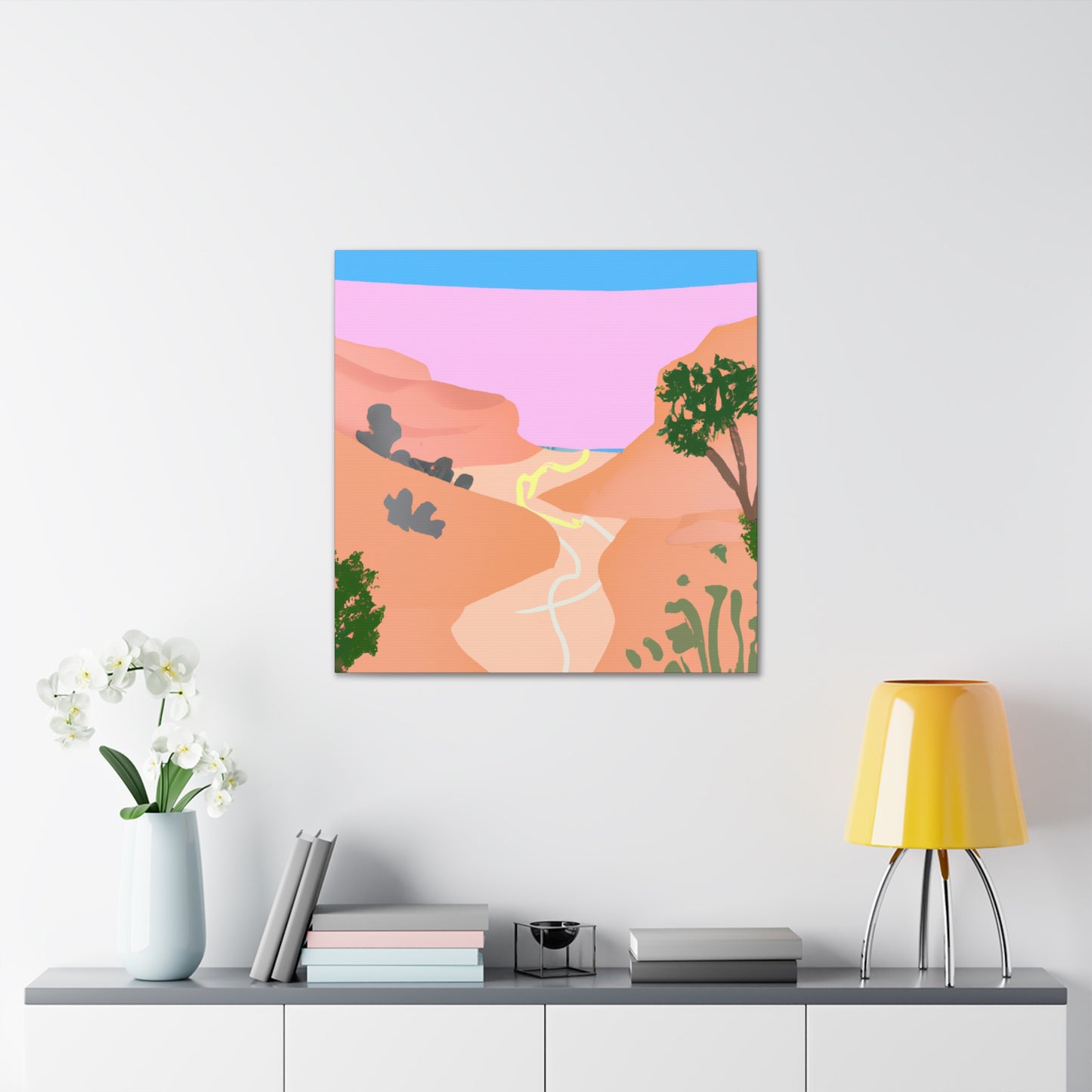 Flaming Dunes - Landscape - Canvas