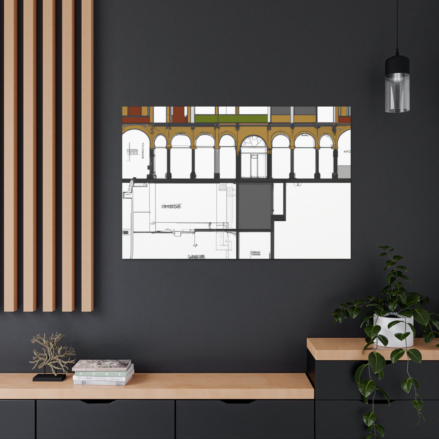 Ludmila Vaillant - Canvas - Architectural