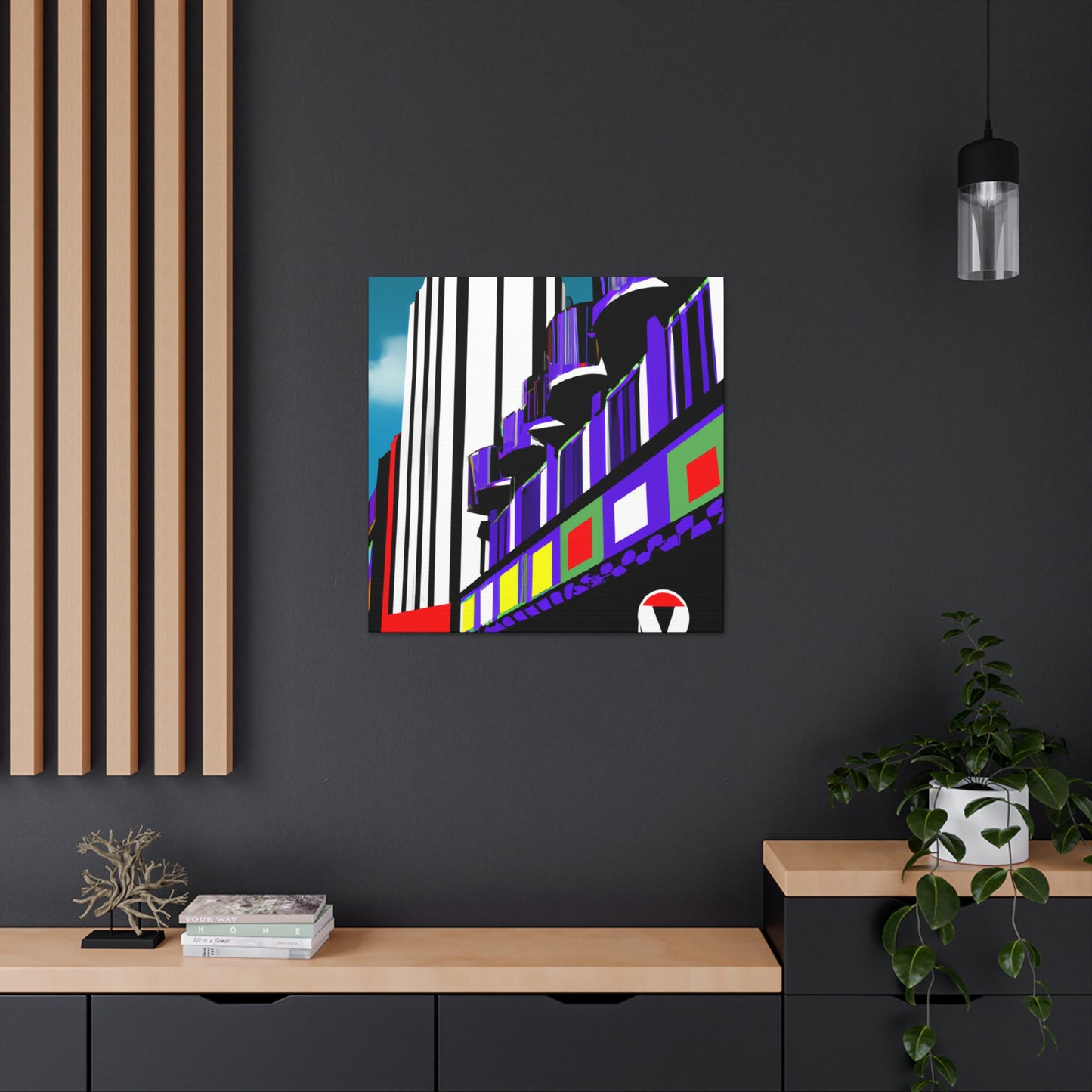 Lola's Fifties Follies. - Architectural Canvas Pop Art