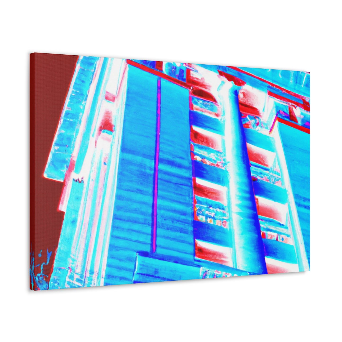 'Geometric Glitz: A Celebration of Art Deco Architecture' - Canvas