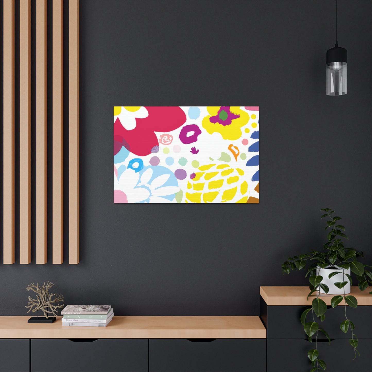 "The Blooming Garden of Glory" - Floral Canvas