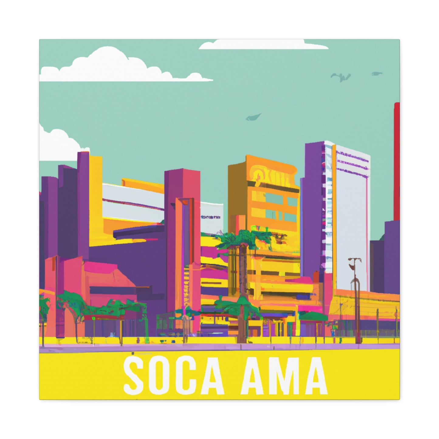 Ernesto Perez-Lopez - South America Canvas