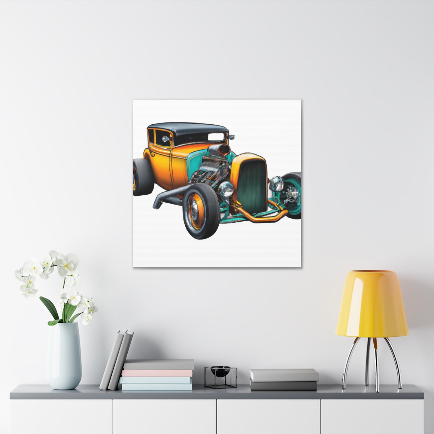 Vintage Burner - Automobile - Canvas