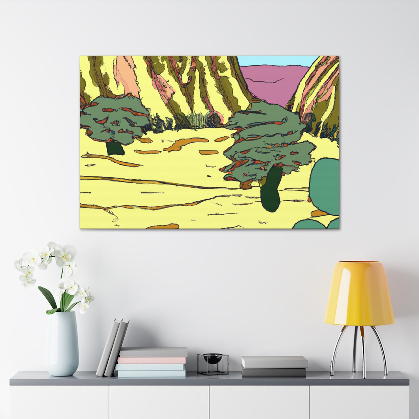 Dusty Mirage-Landscape - Canvas