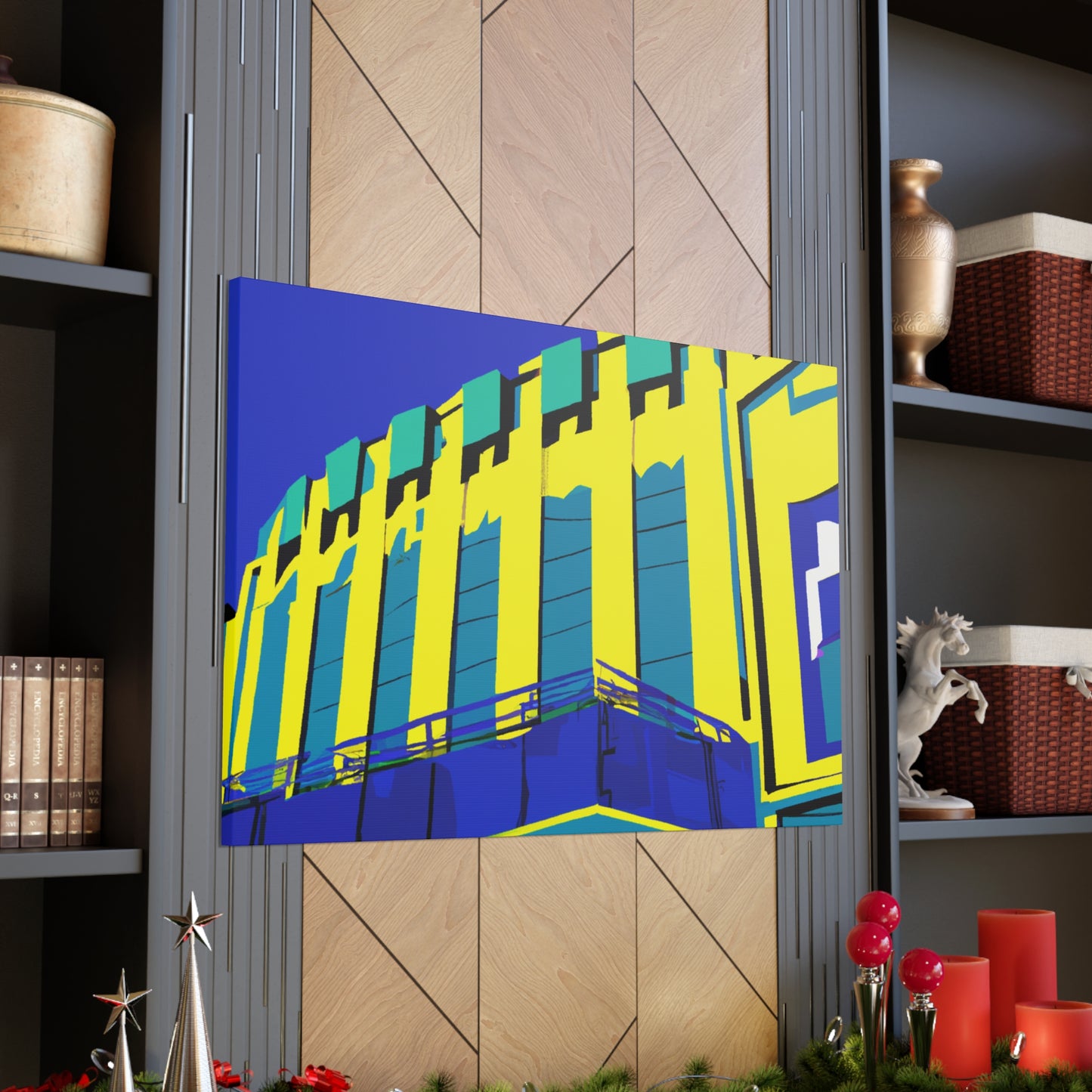 Moolah's Family Funplex - Architectural Canvas Pop Art