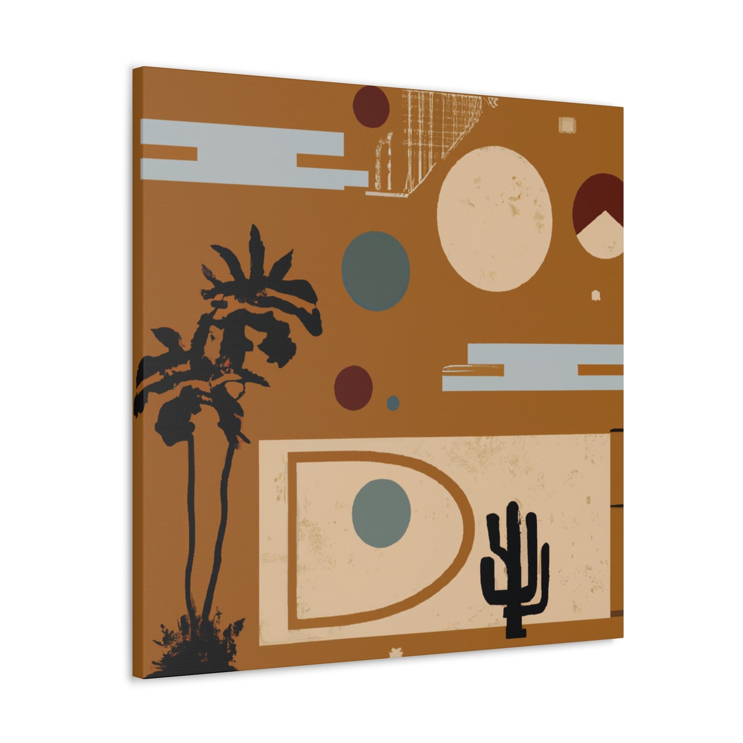 Bird's Eye Glimpse - Midcentury - Canvas