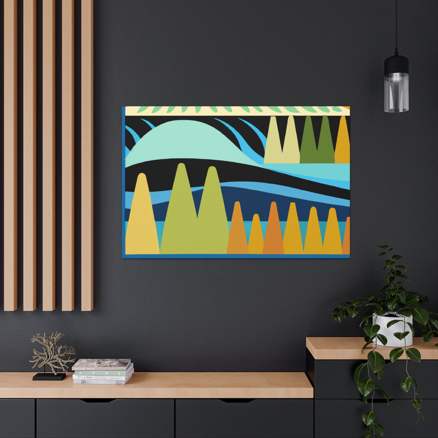 Forrest Play - Midcentury Canvas