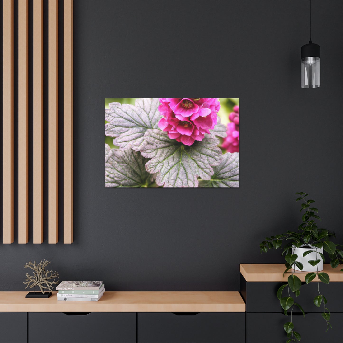 "Garden Fountain Fantasia" - Canvas - Floral