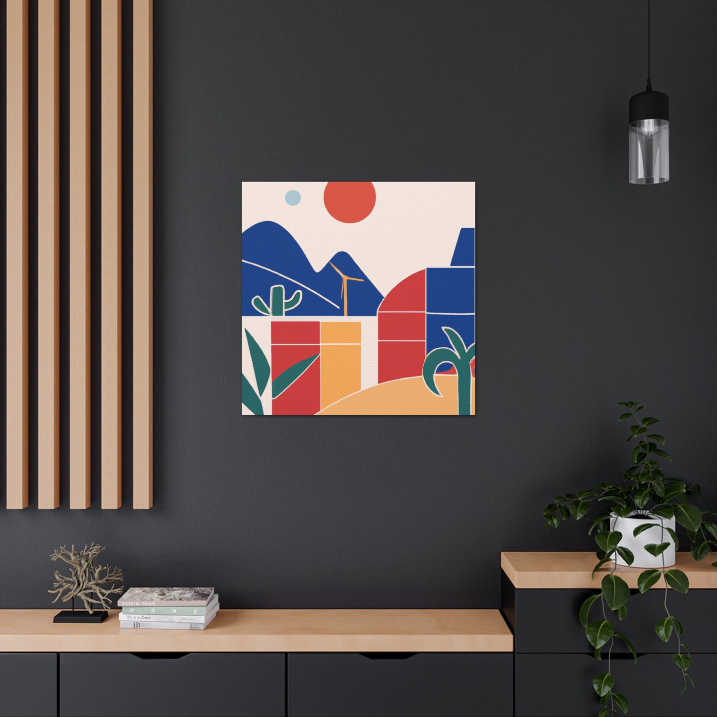 Lovely Spot - Midcentury Canvas
