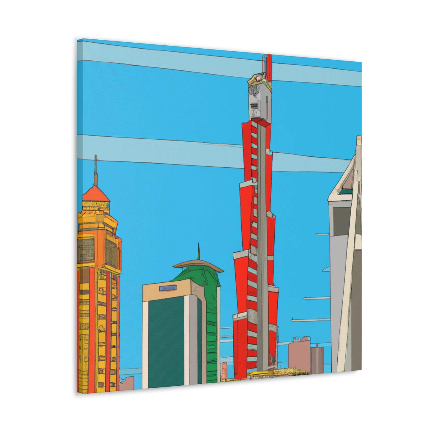 Turquoise Oasis – Destination Arab Emerates - Canvas