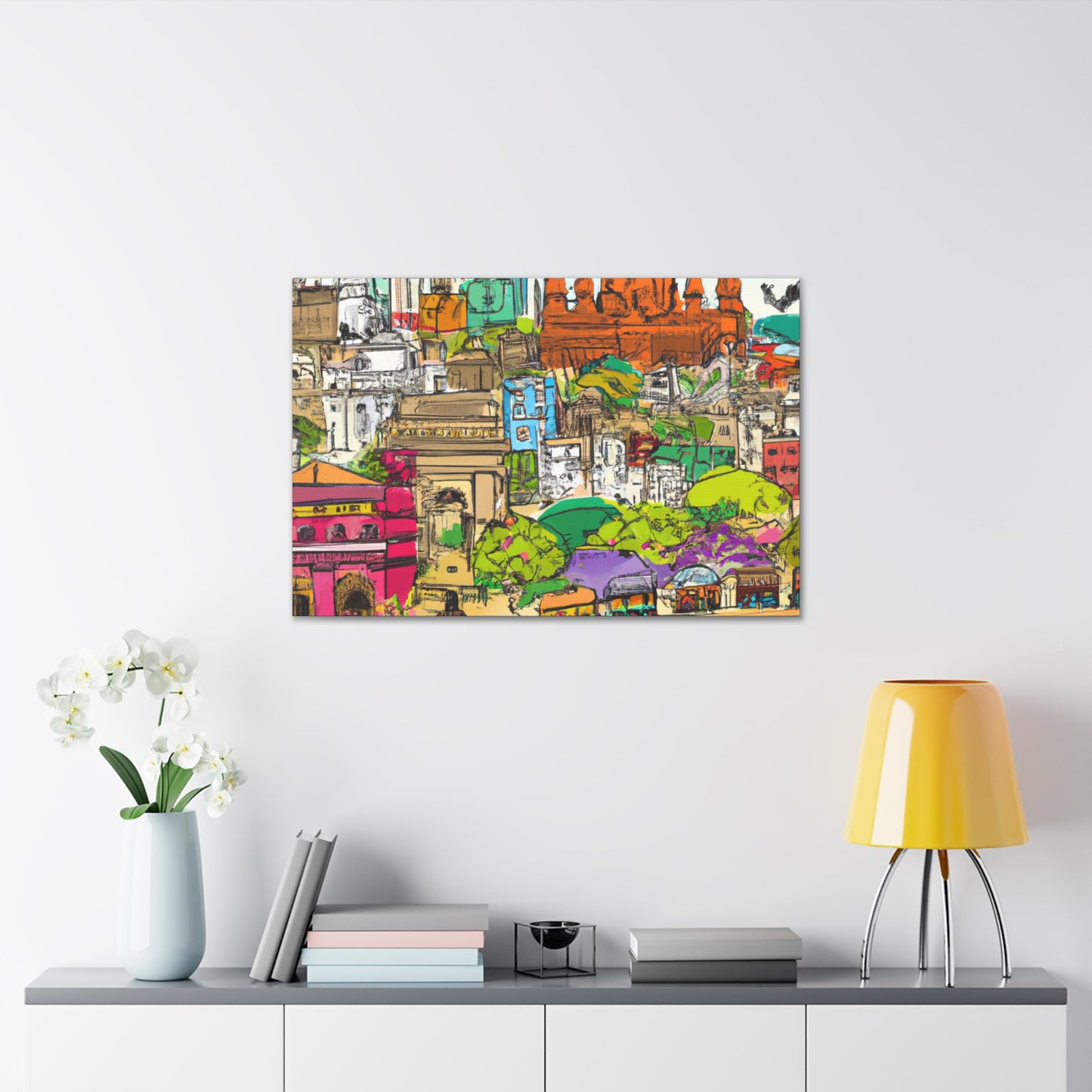 Hindustan - Destination India - Canvas
