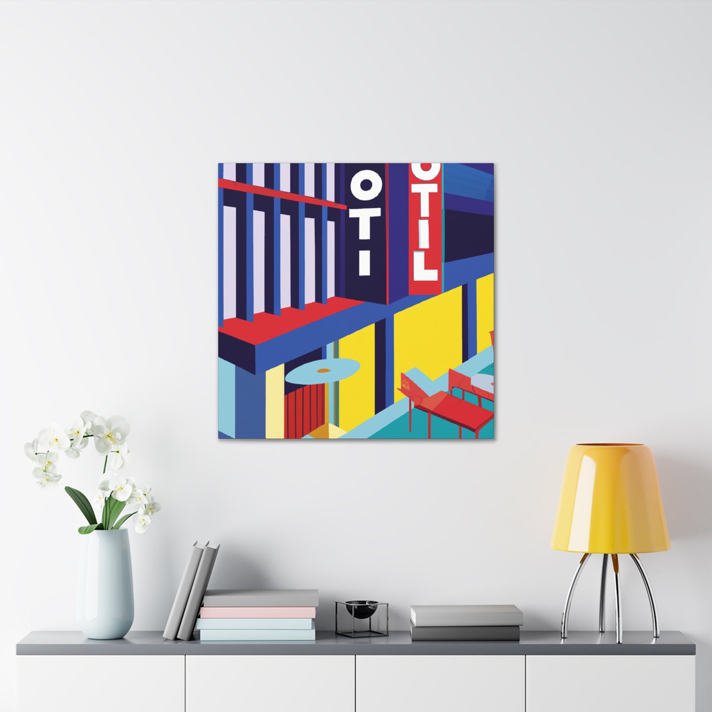 "Aviated Elegance - Midcentury" - Canvas