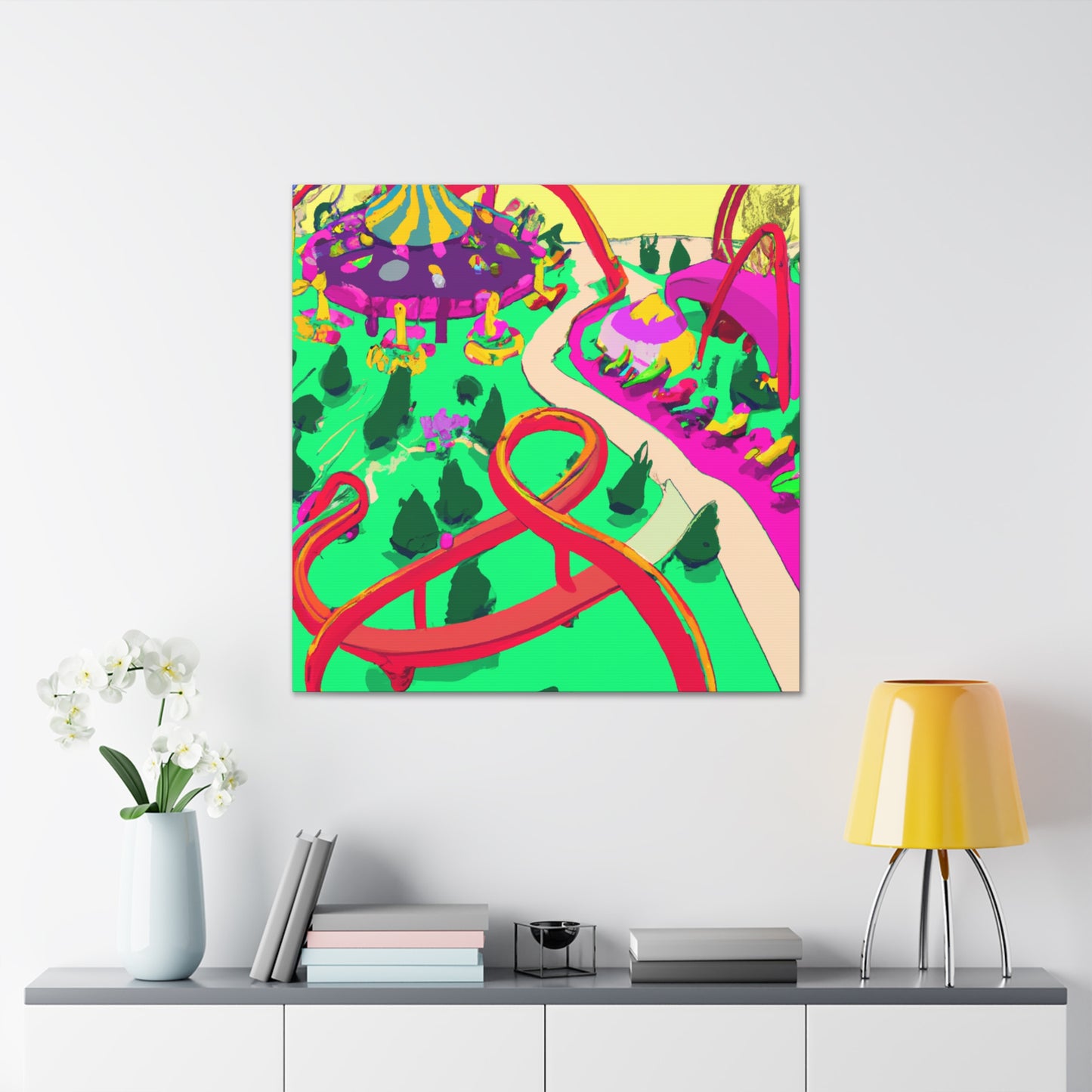 Spiral Seas - Amusement - Canvas