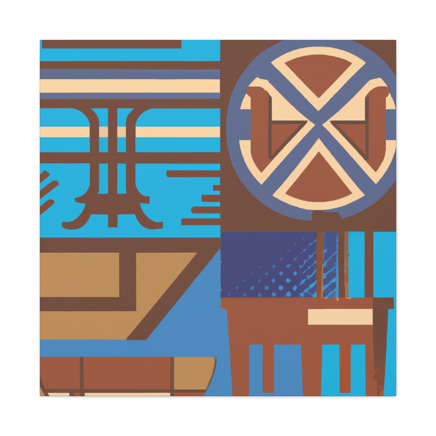 Vintage Curves - Midcentury - Canvas
