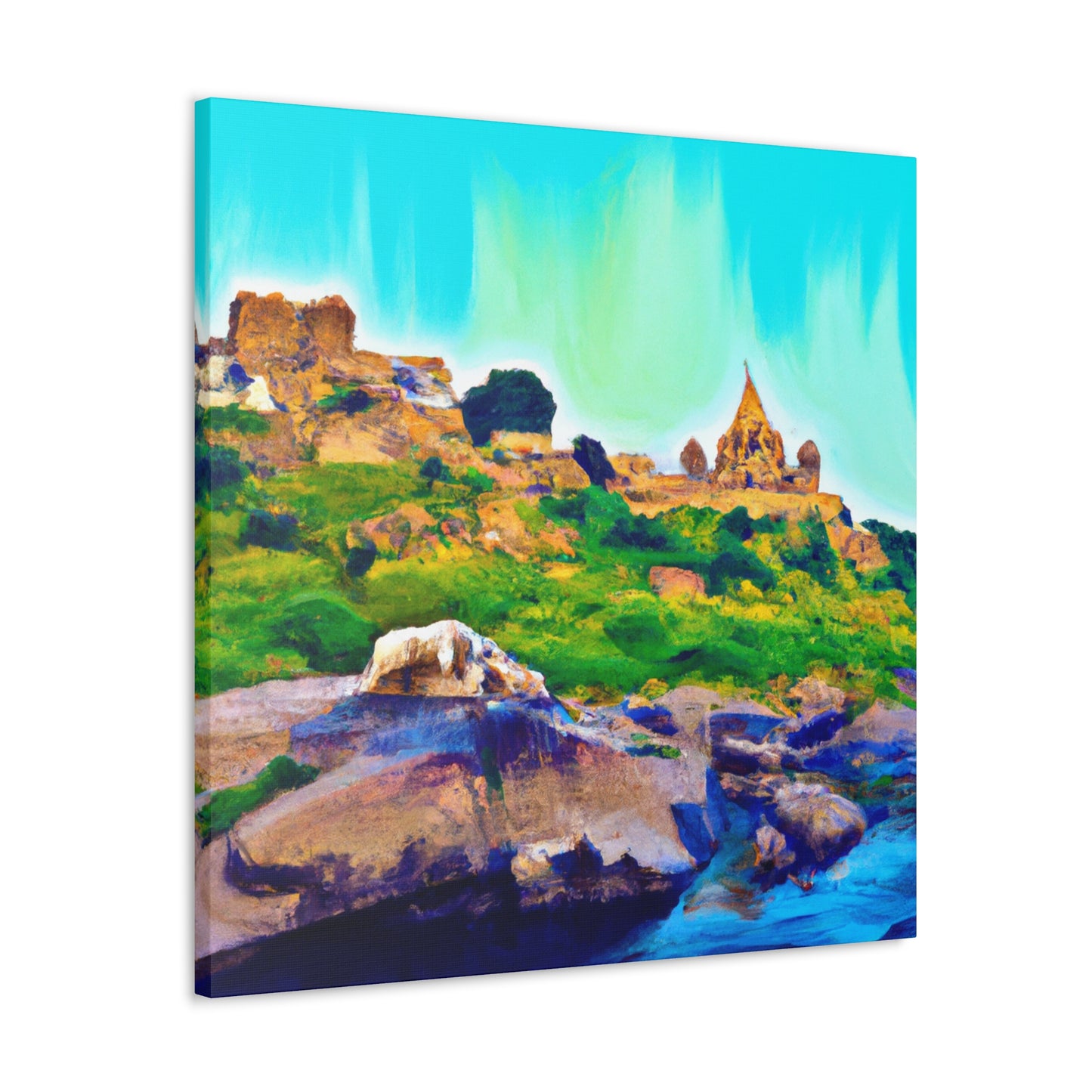 TajMahal- Destination India - Canvas