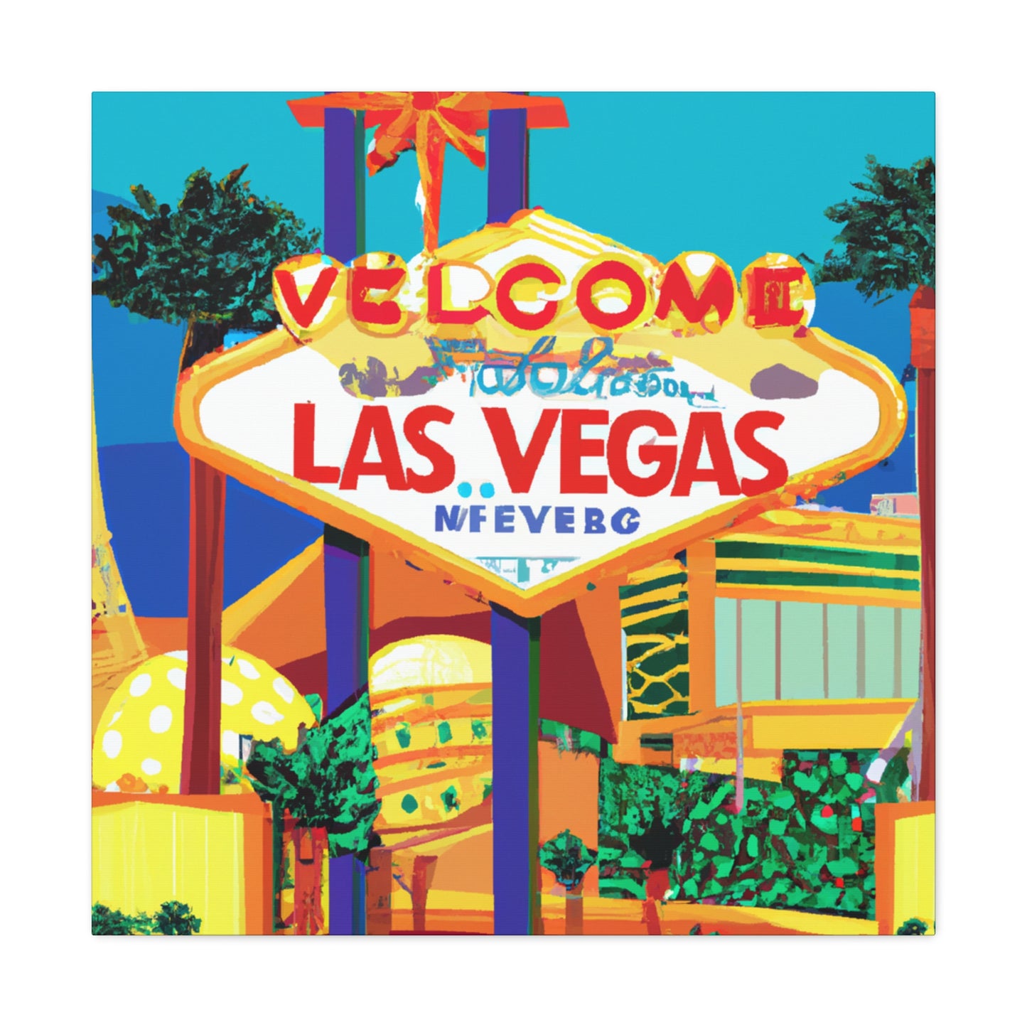 Vegas Valley - Destination Vegas - Canvas