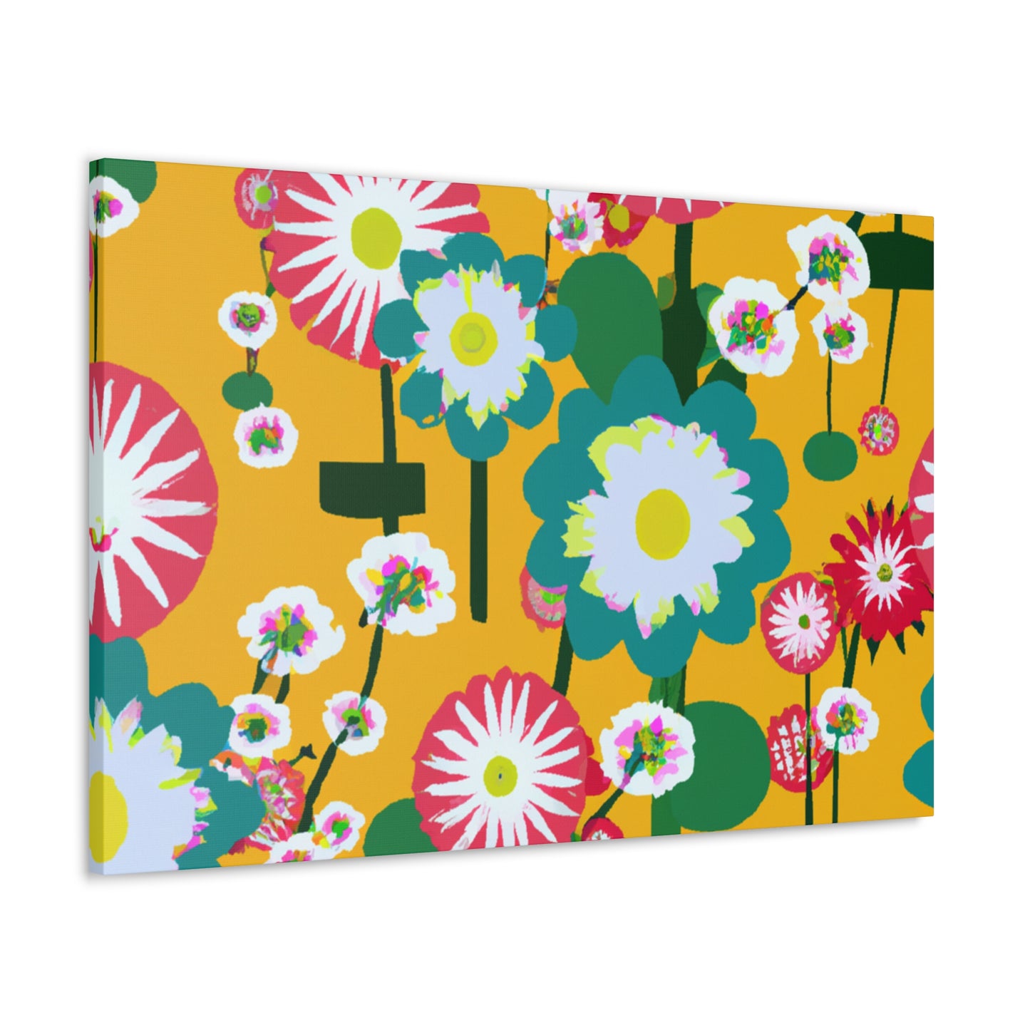 Floral Reflection - Floral Canvas