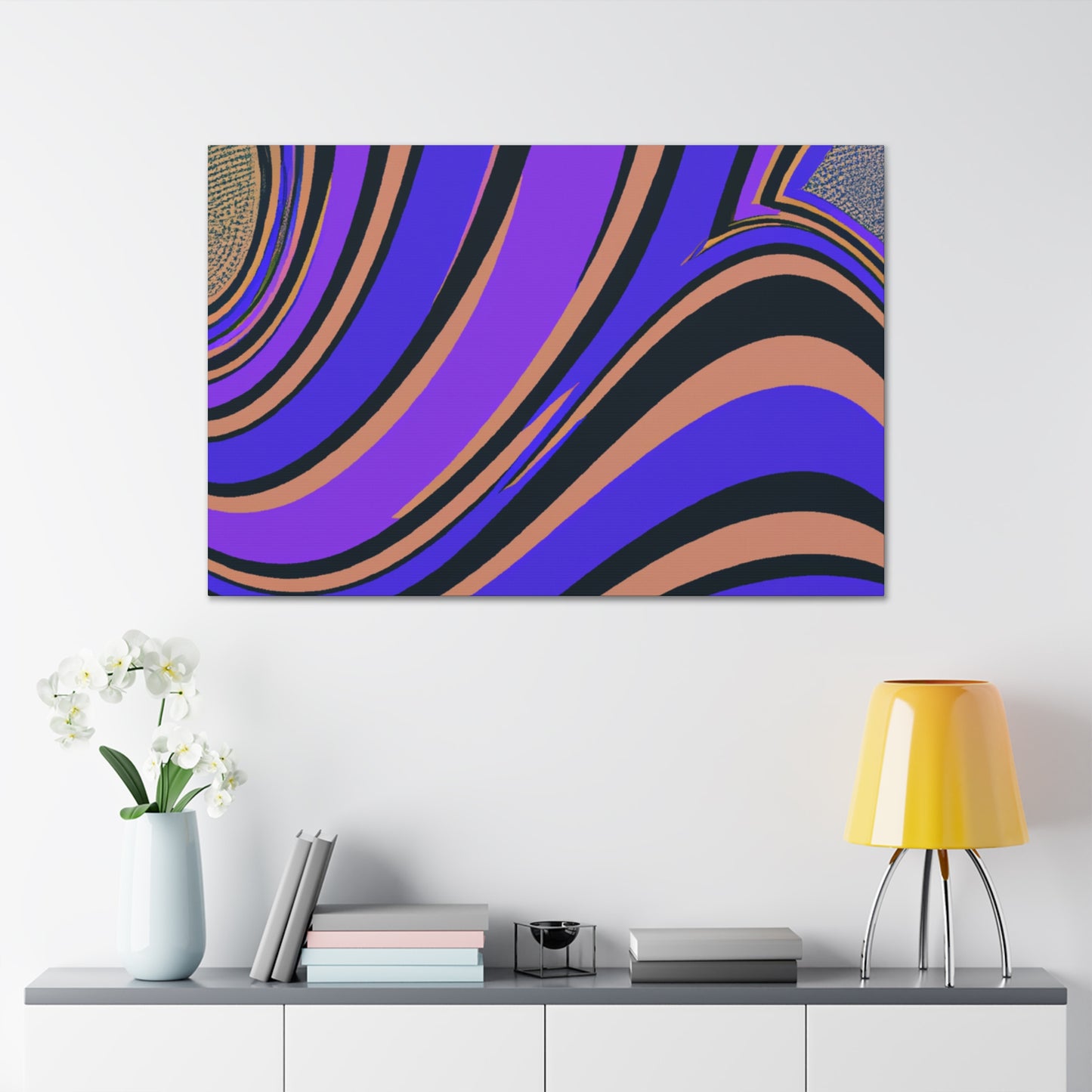Fluidic Luminescence - Abstract - Canvas