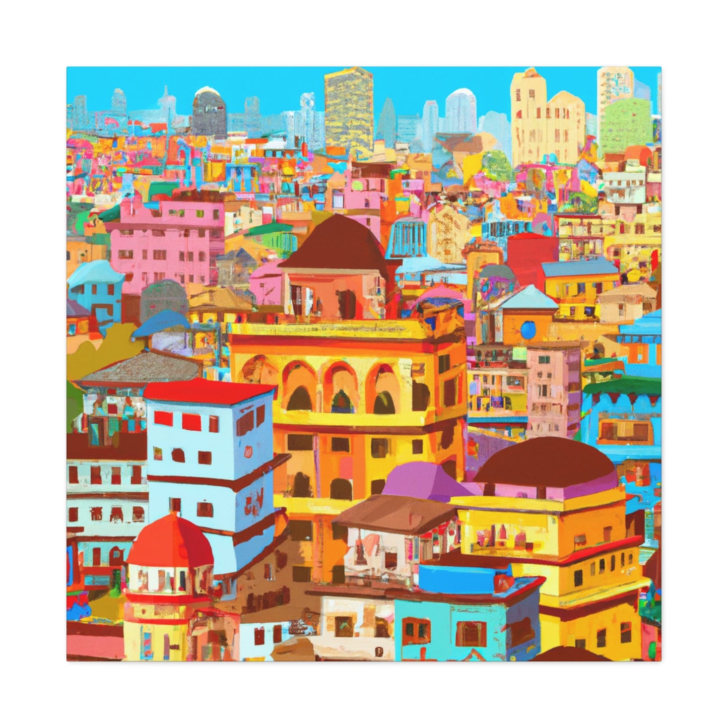 Chaotic Charm - Destination India - Canvas