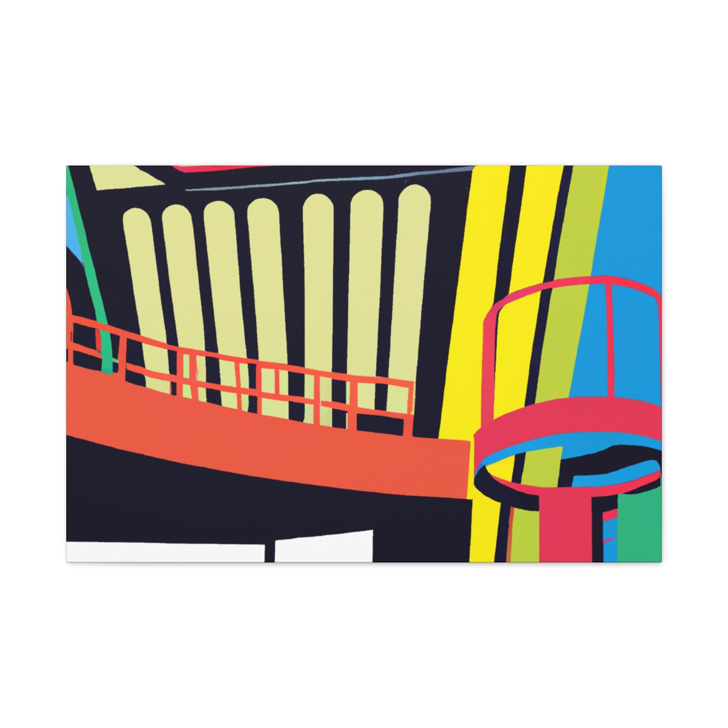 Bridge Balcony - Canvas Pop Art