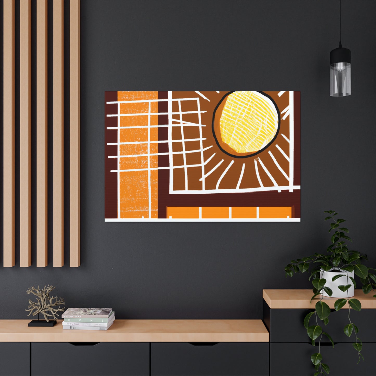 Pow!- Midcentury Canvas