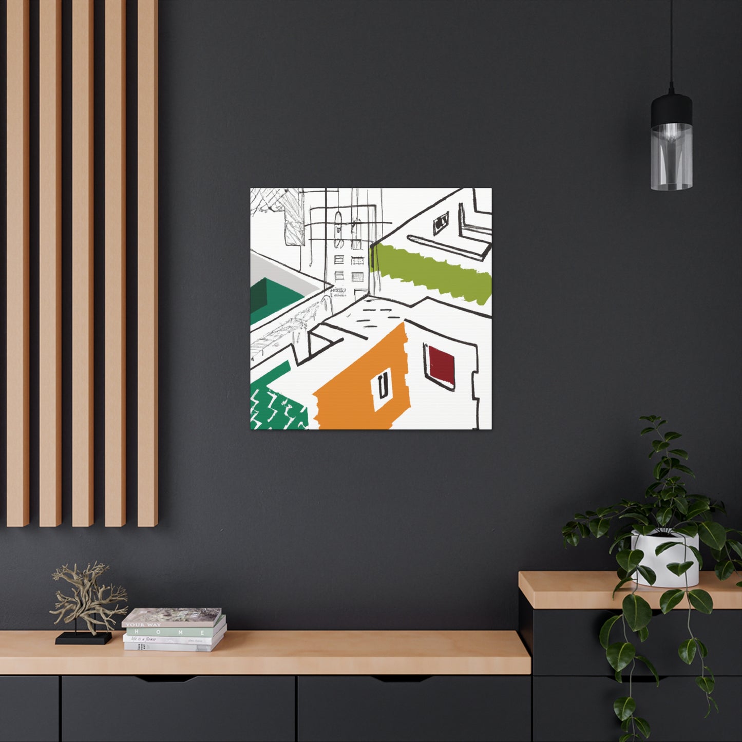 Giovanni Battista Corvini - Canvas - Architectural