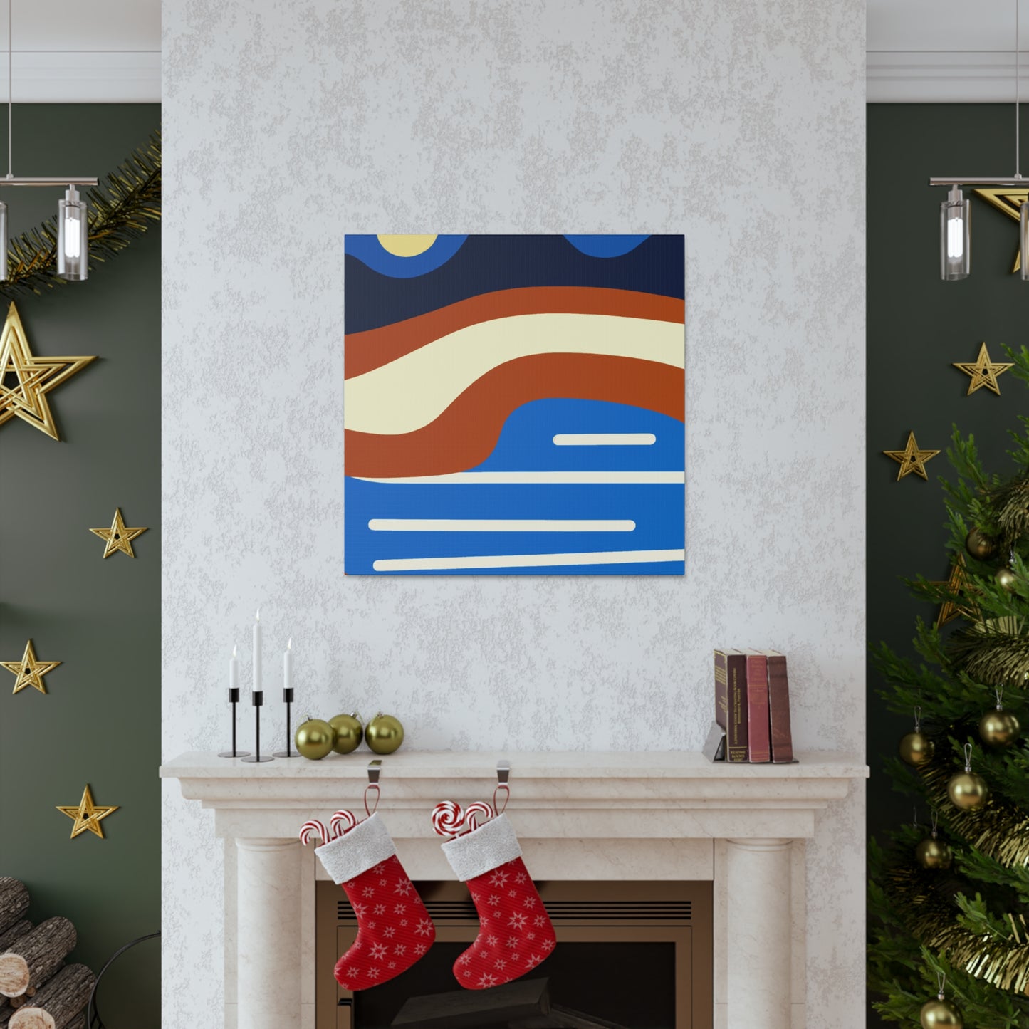 Sleek Run - Midcentury Canvas