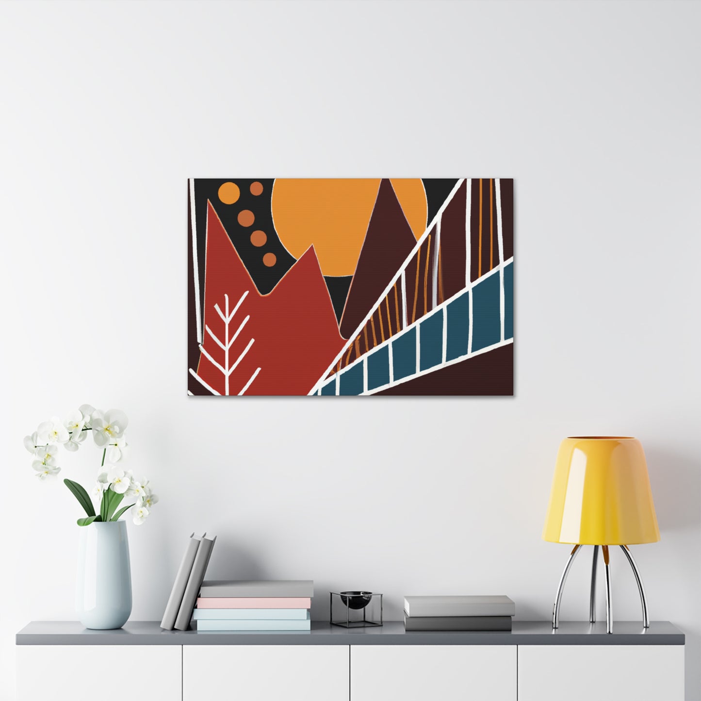 Dreamscape- Midcentury - Canvas