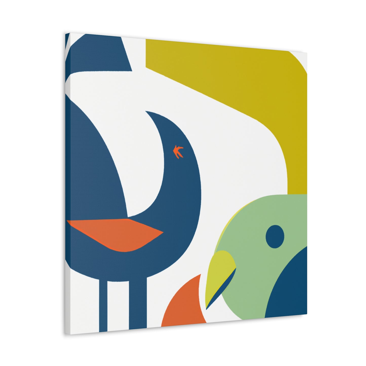 "Chaotic Harmony - Midcentury" - Canvas