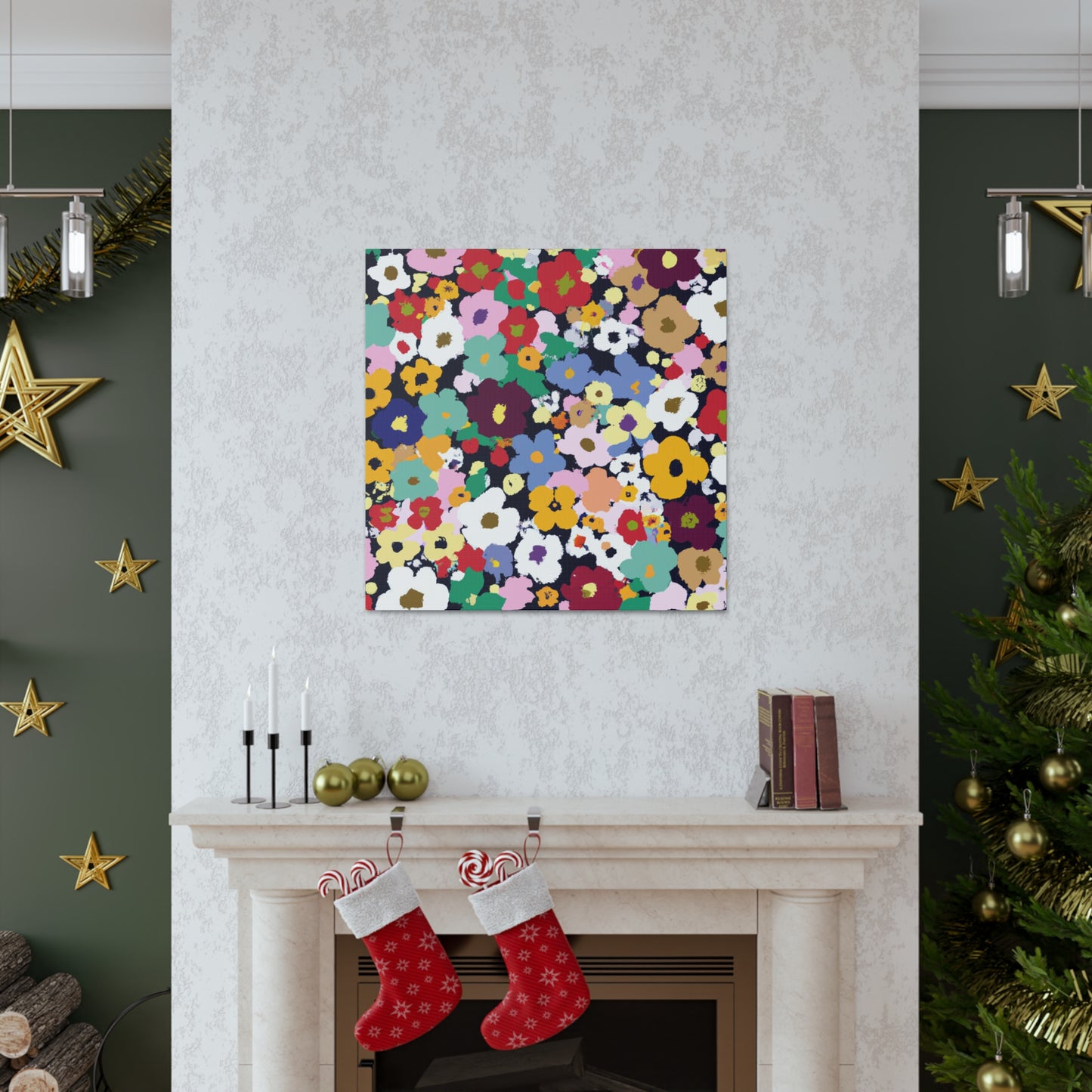 Petal Symphony - Floral Canvas