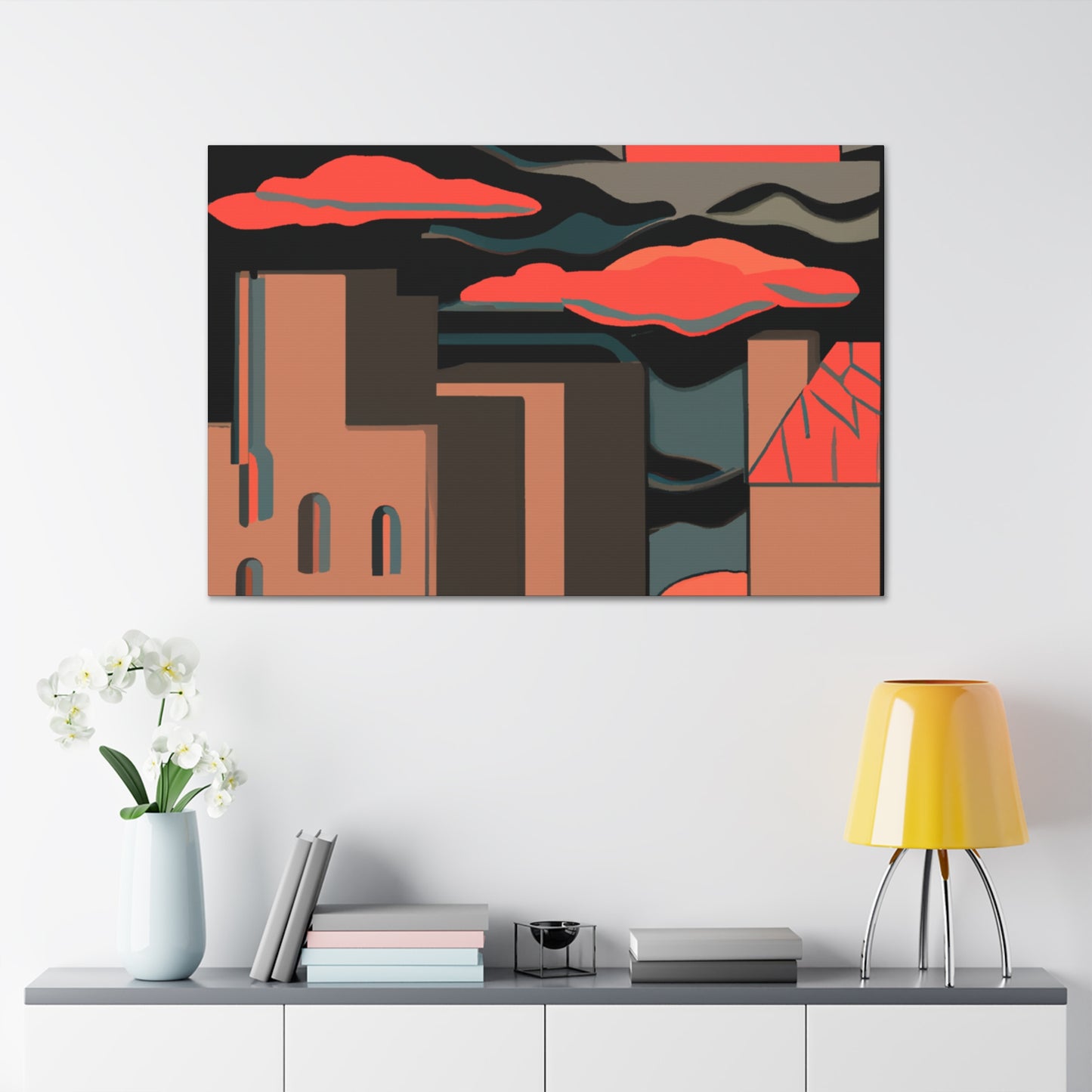 'Rising Star- Midcentury' - Canvas