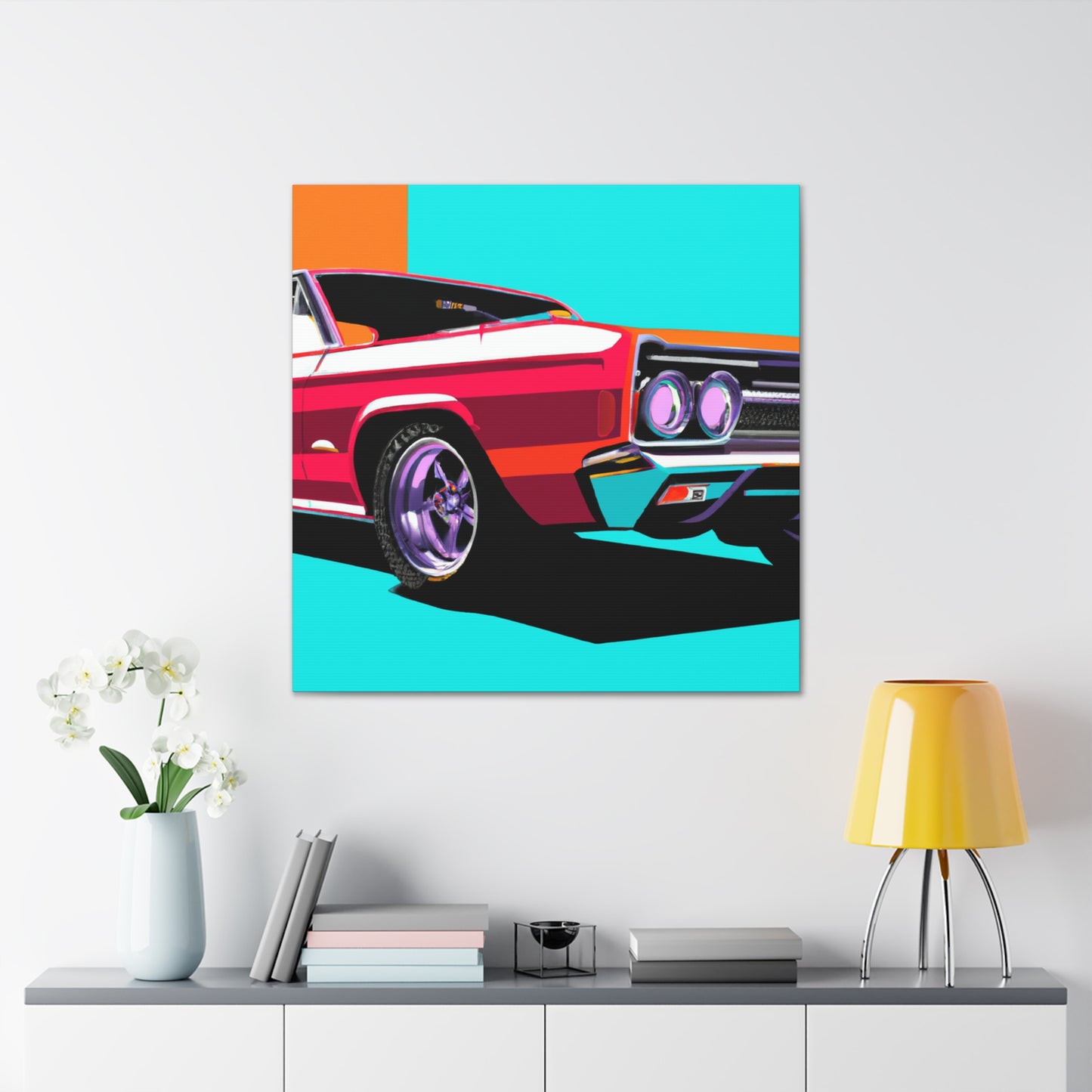 Fireball 500 - Automobile - Canvas