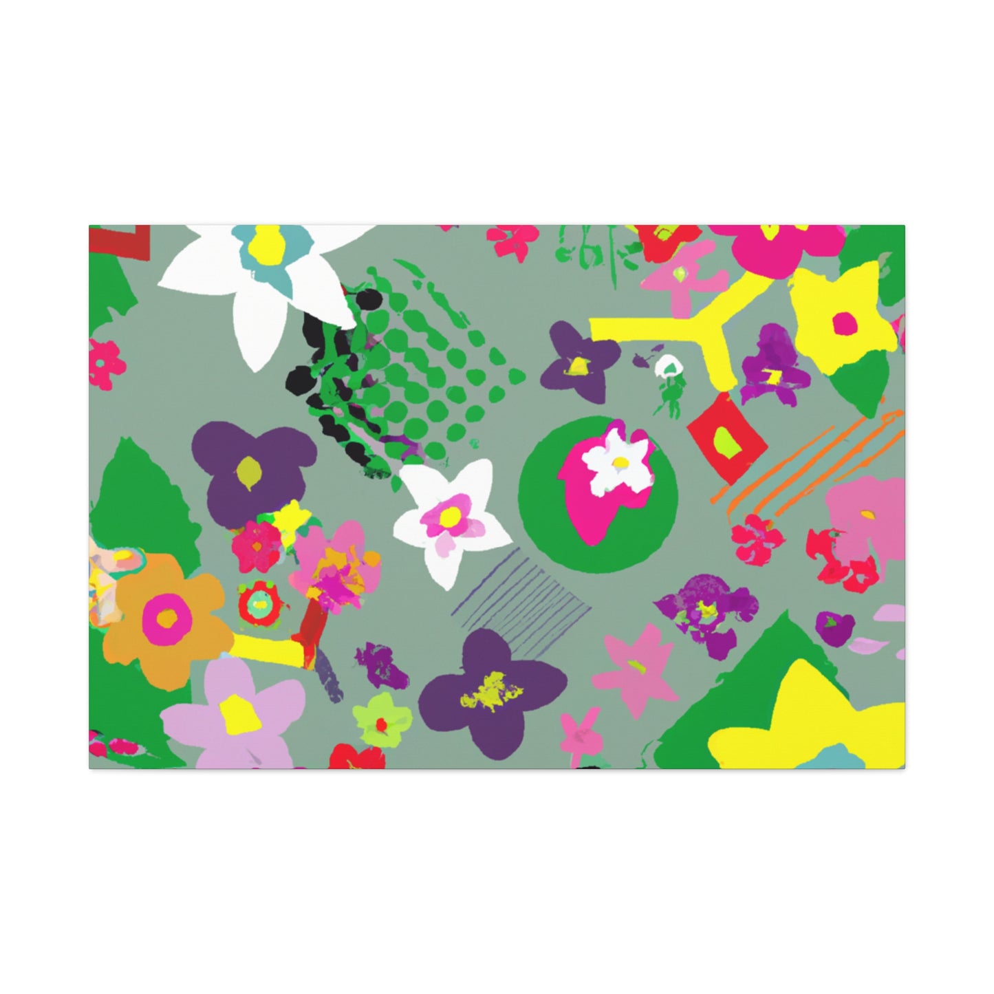 "The Petals of Paradise" - Floral Canvas