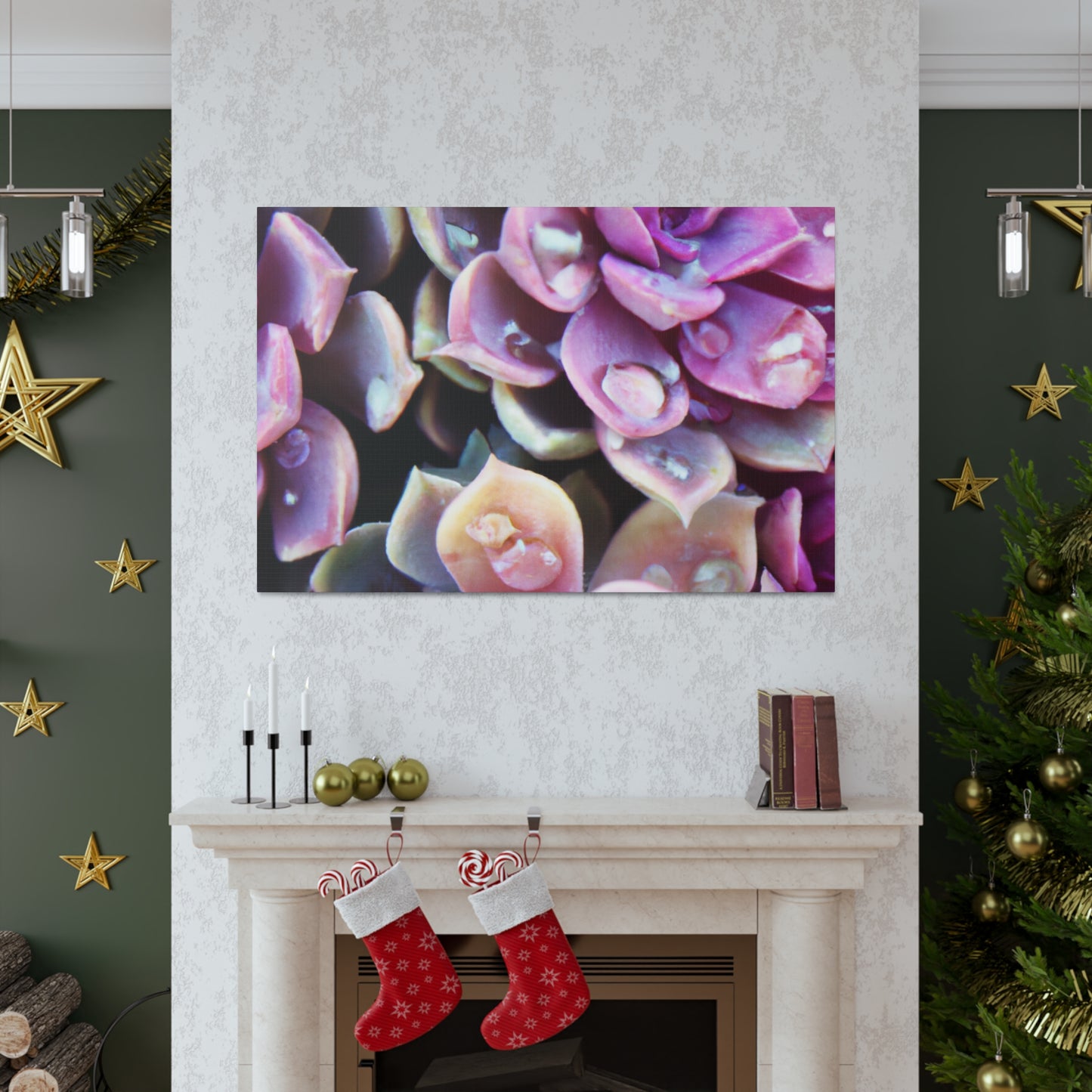 Garden of Splendor. - Canvas - Succulent
