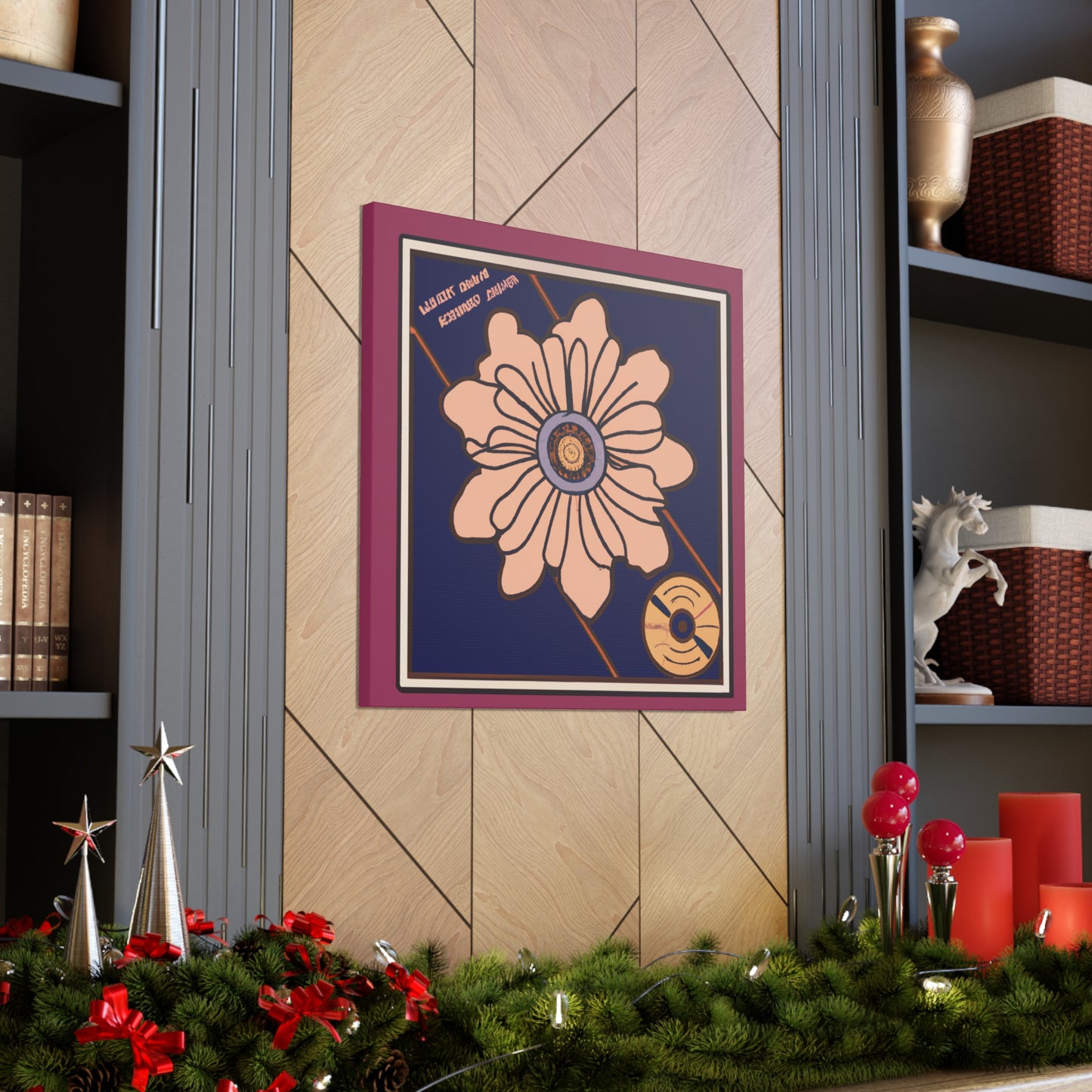 Smiling Bandicoot. - Floral Canvas
